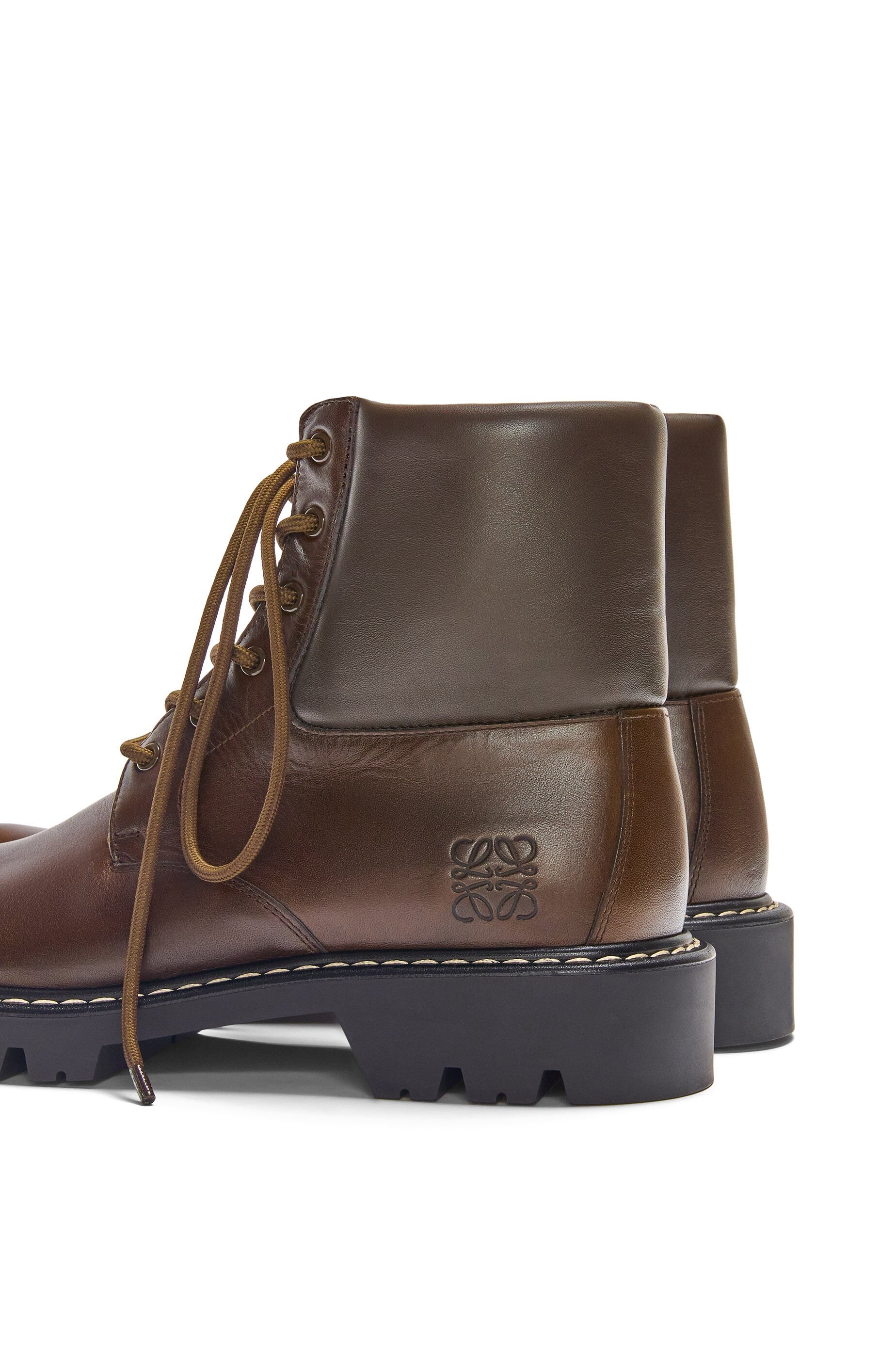 Sierra combat ankle boot in vegetable-tanned calfskin - 4