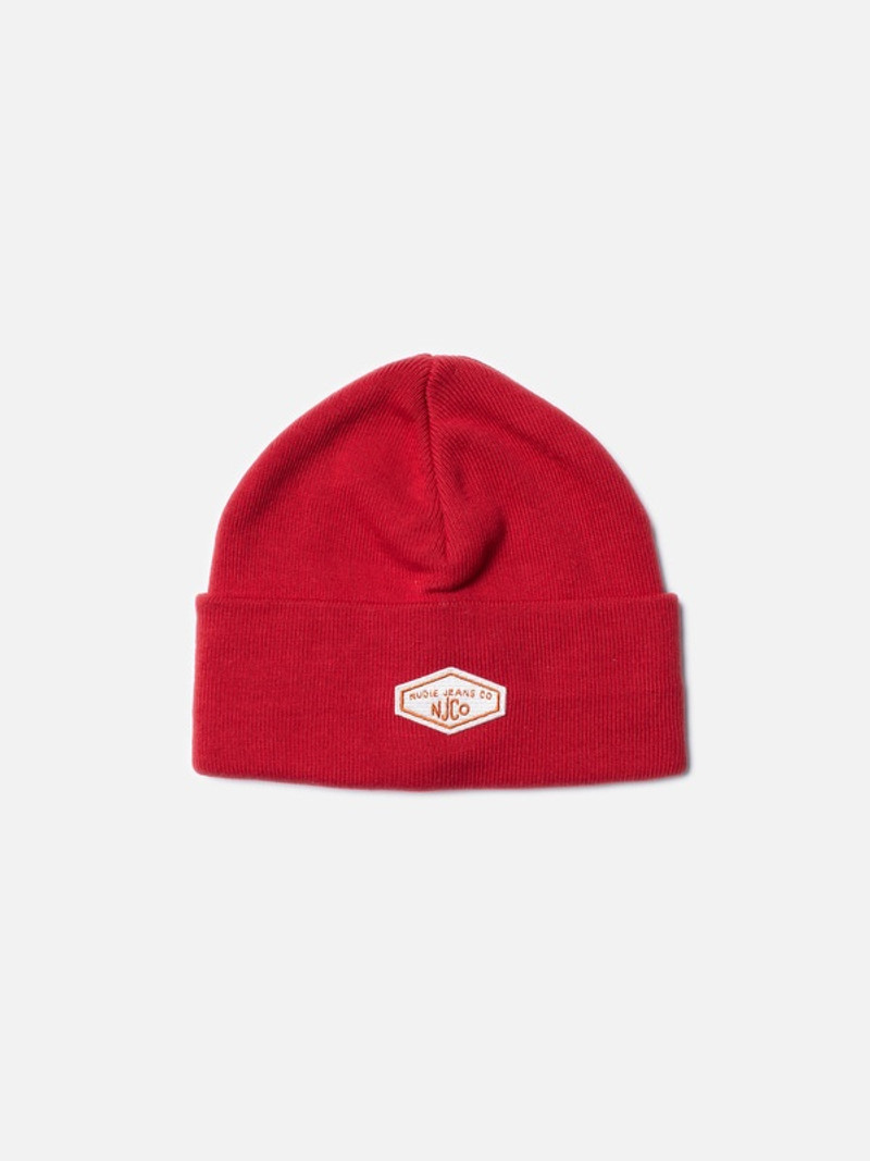 Falksson Beanie NJCO Red 1