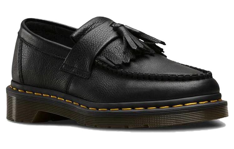 (WMNS) Dr. Martens Adrian Virginia Leather Tassel Loafers 'Black' 22760001 - 3