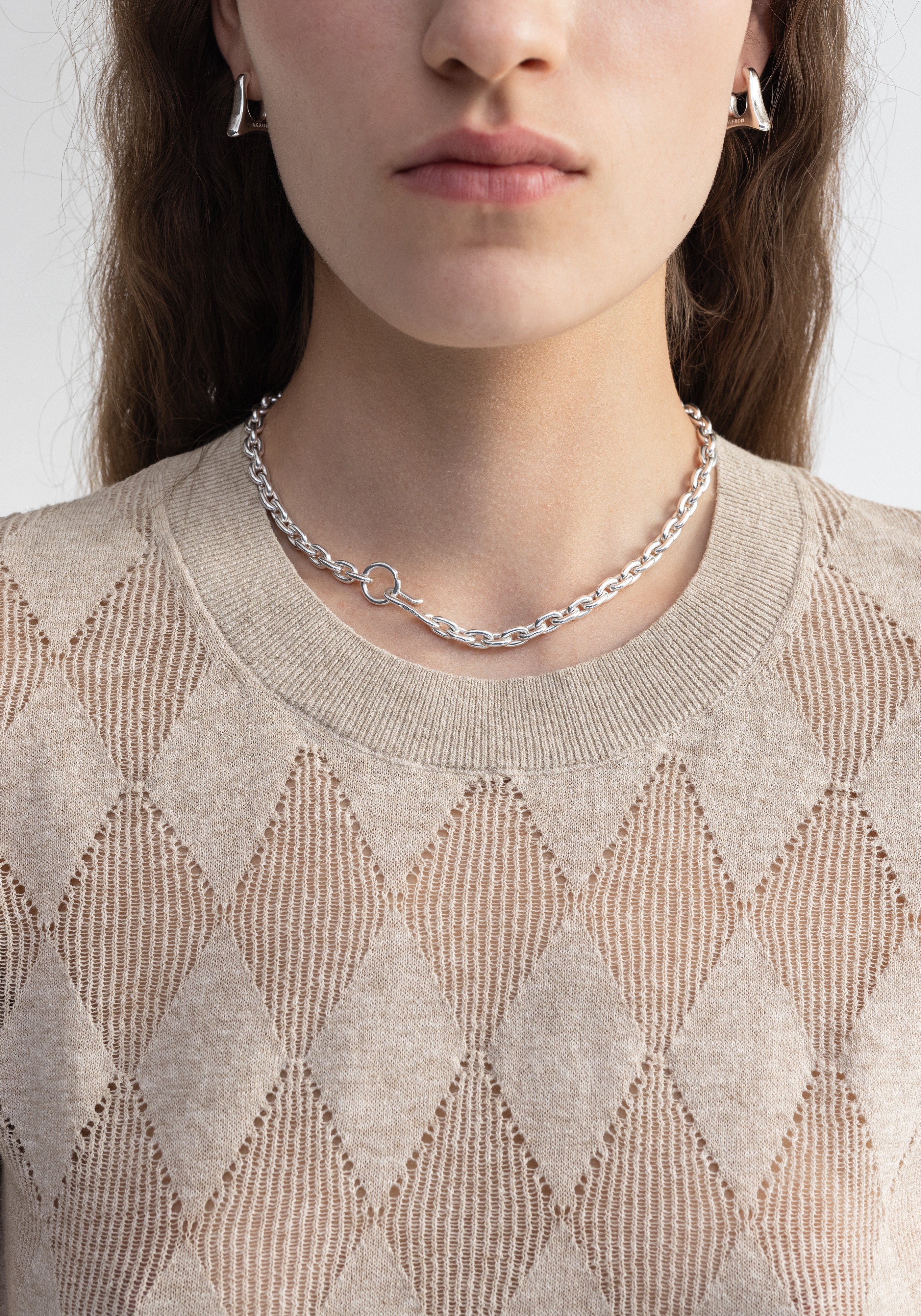 SONIA
Diamond knit short sleeved top - 2