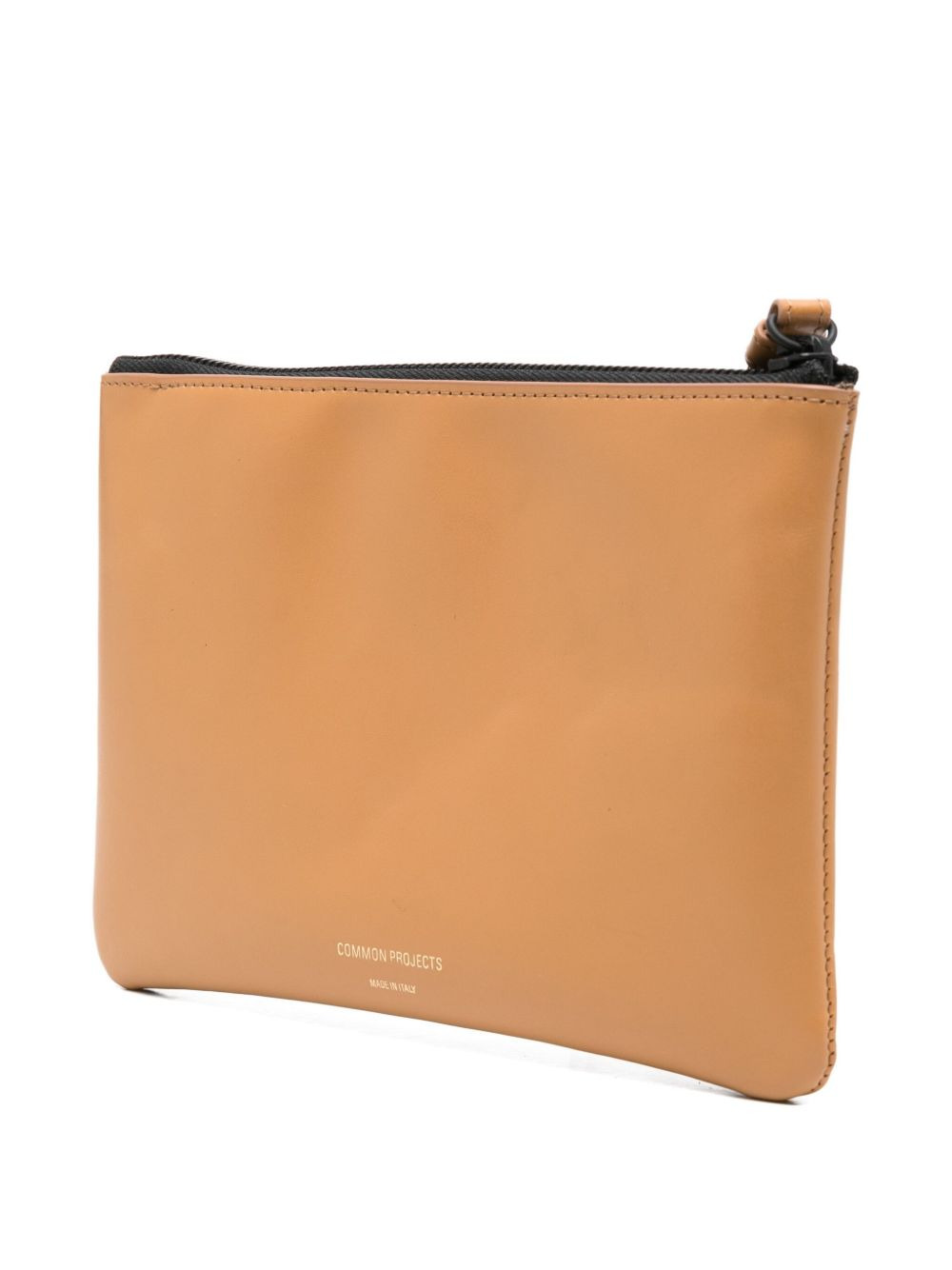 zip-top leather clutch - 3