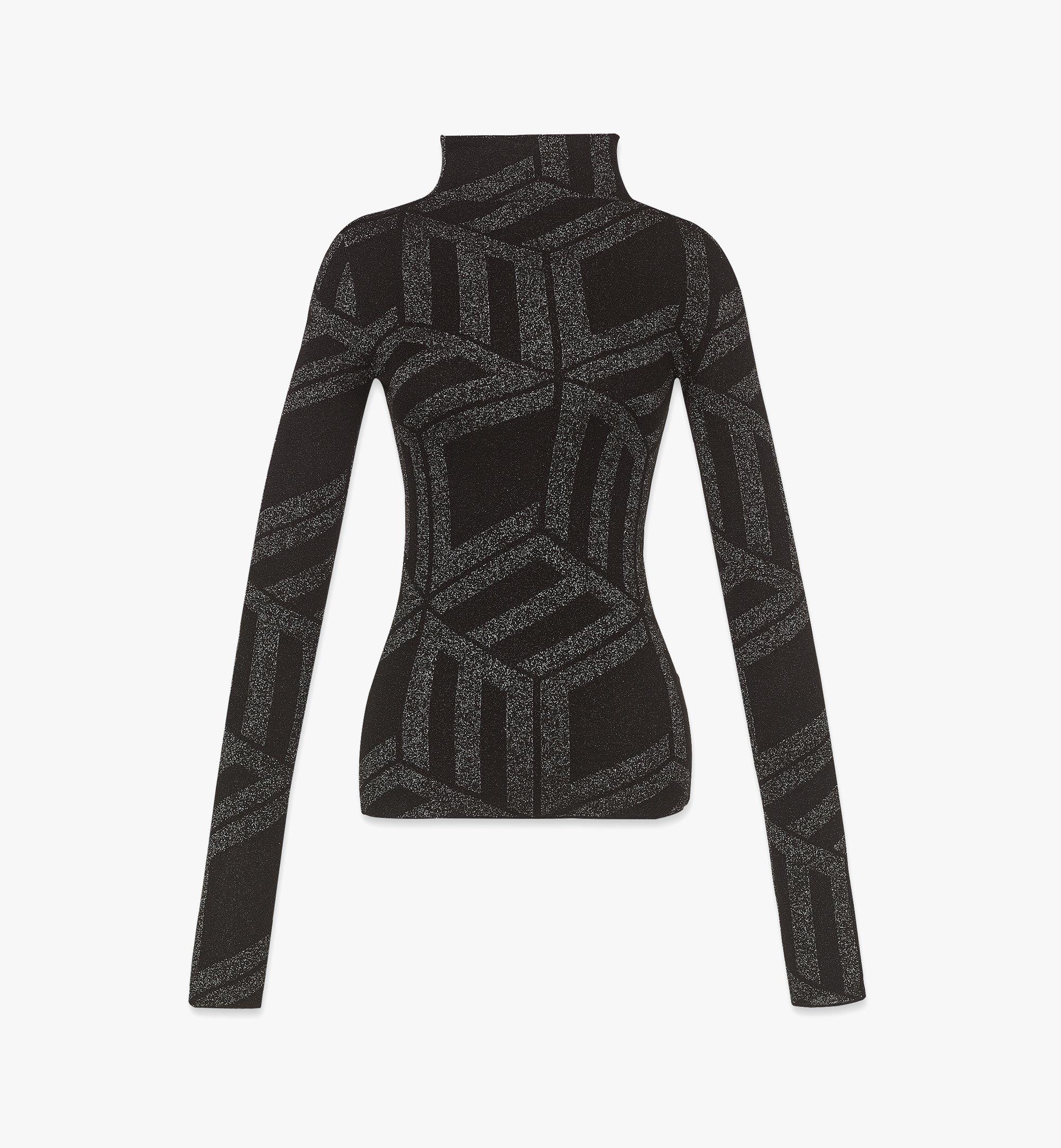 Women’s Après Ski Cubic Jacquard Knit Top - 1