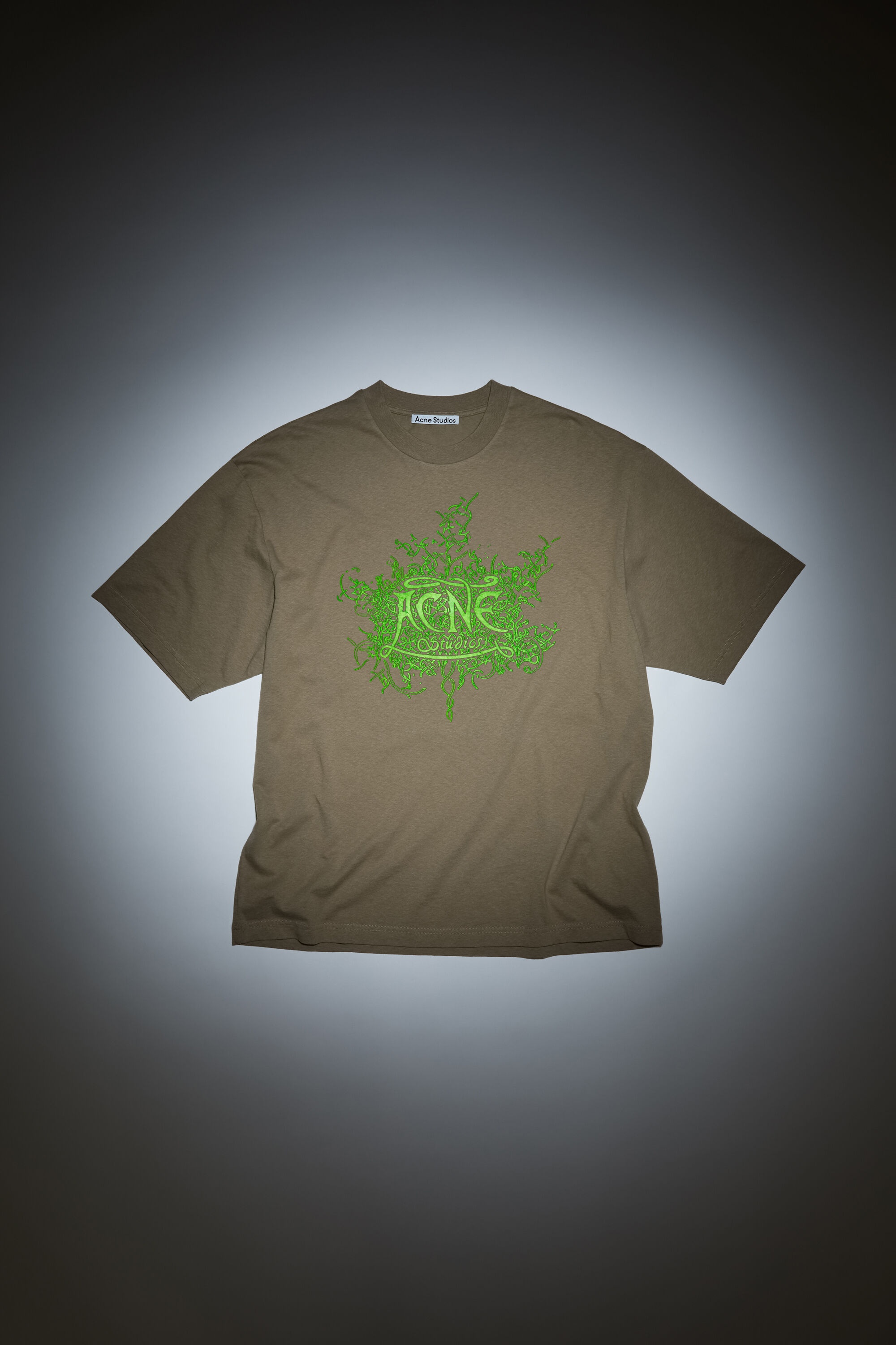 Glow in the dark logo t-shirt - Dark beige - 6