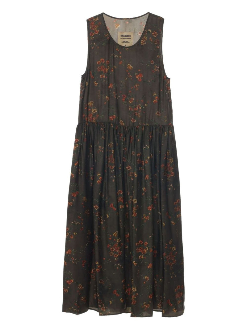 floral-print sleeveless maxi dress 1