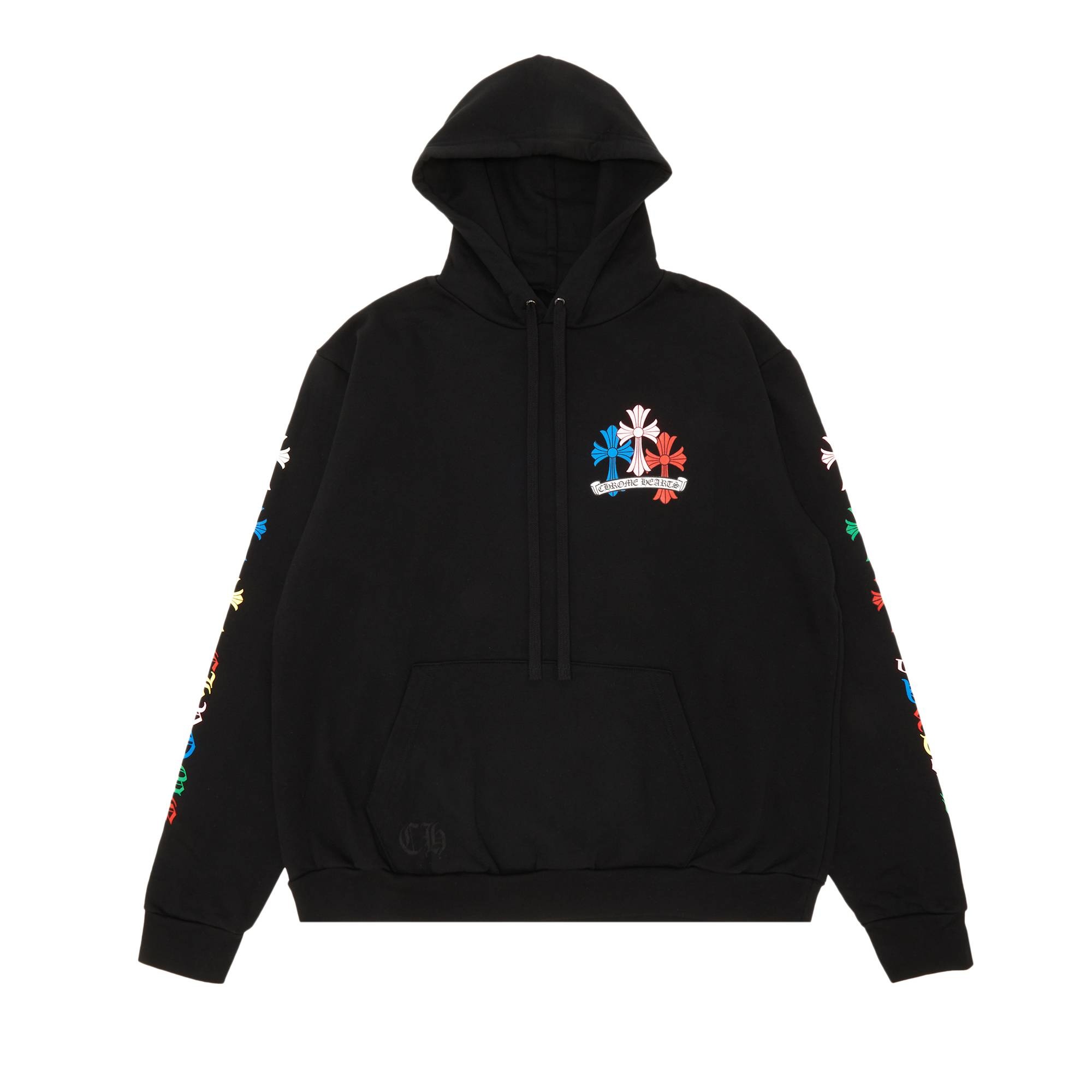 Chrome Hearts Cross Hoodie 'Black' - 1