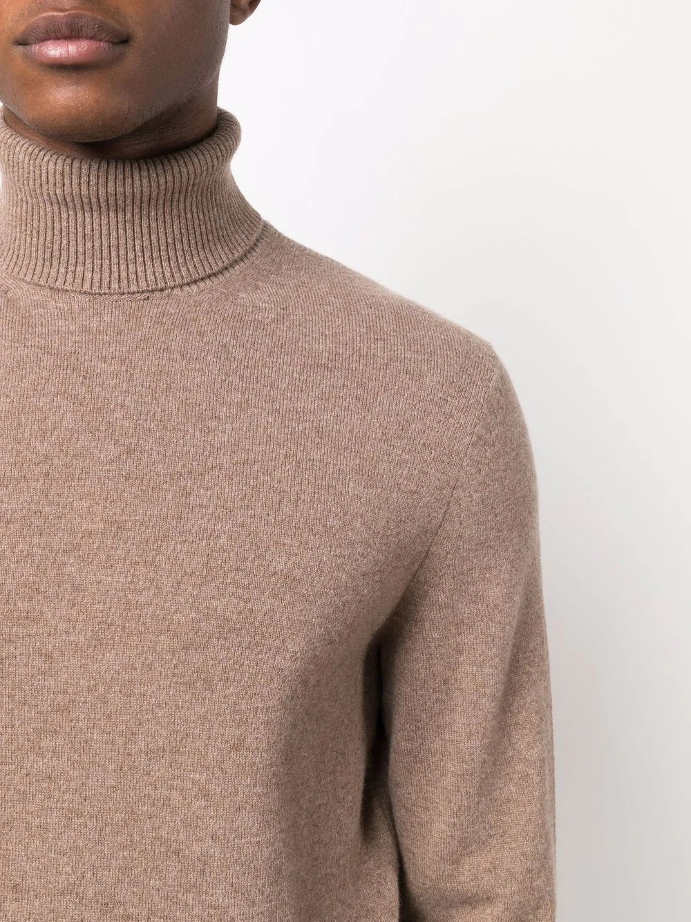 roll-neck cashmere jumper - 5