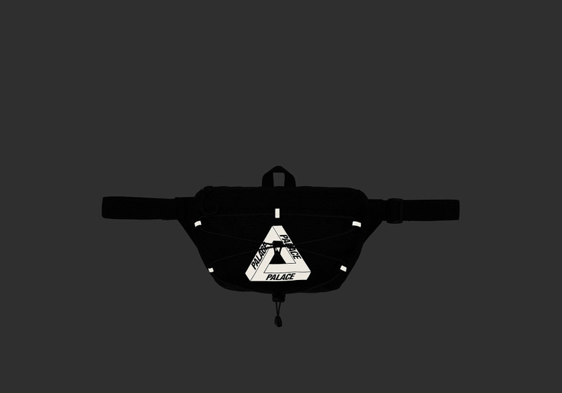 PALACE CORDURA DOUBLE DIAMOND 2 WAY WAIST PACK BLACK outlook