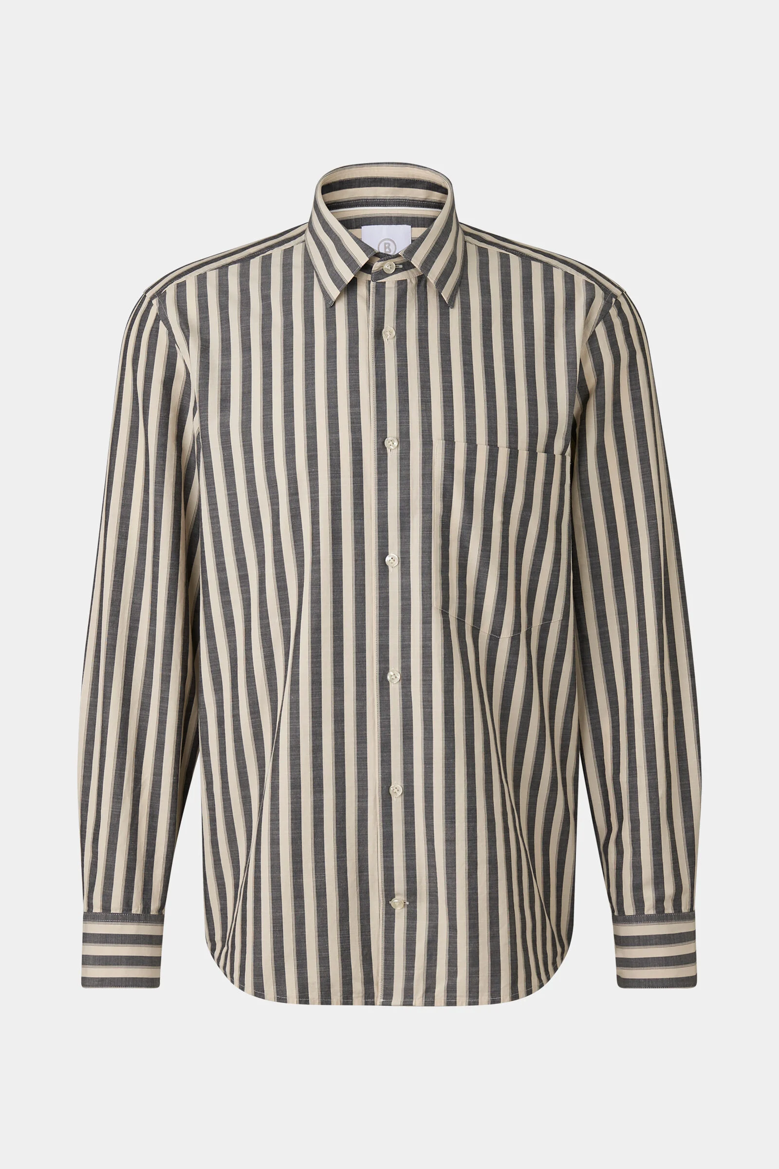 Shirt Heiko in Gray/Sand - 1