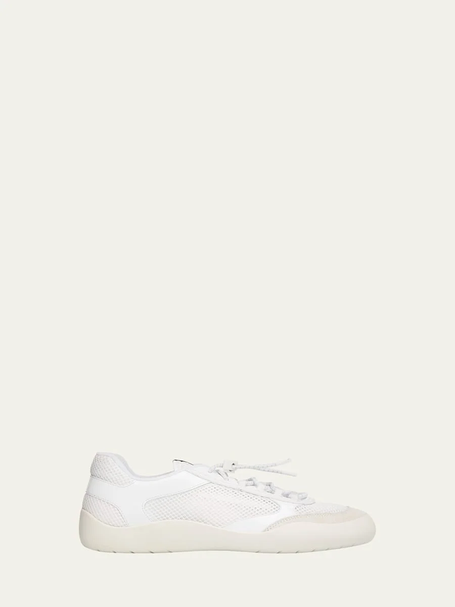 Speedrock Mesh & Leather Low-Top Sneakers - 1