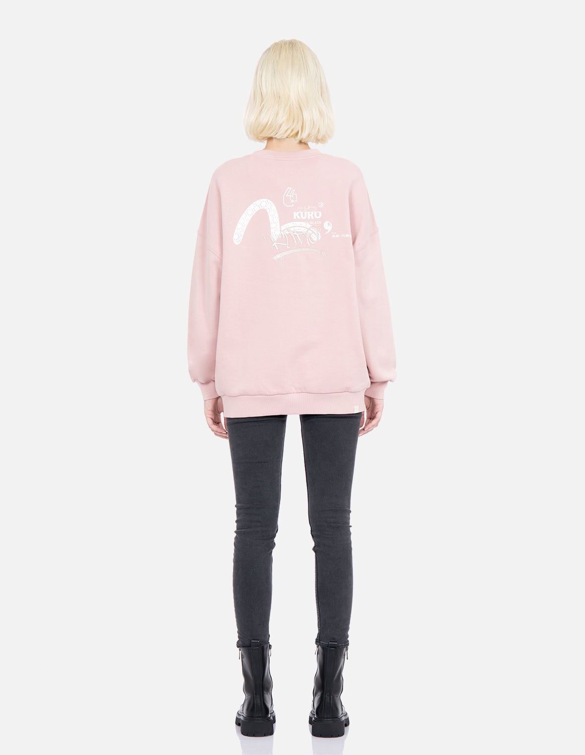 Graffiti Logo Print Sweatshirt - 5