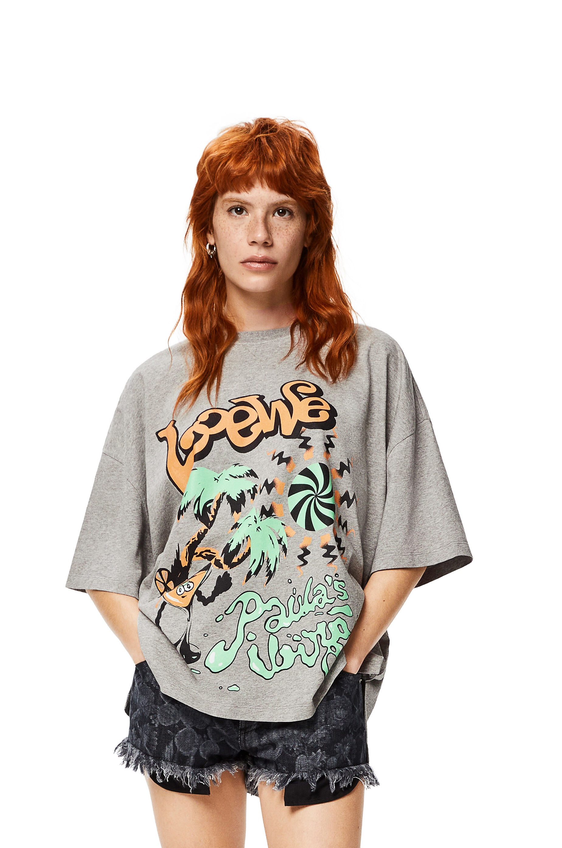 LOEWE cocktail T-shirt in cotton - 3
