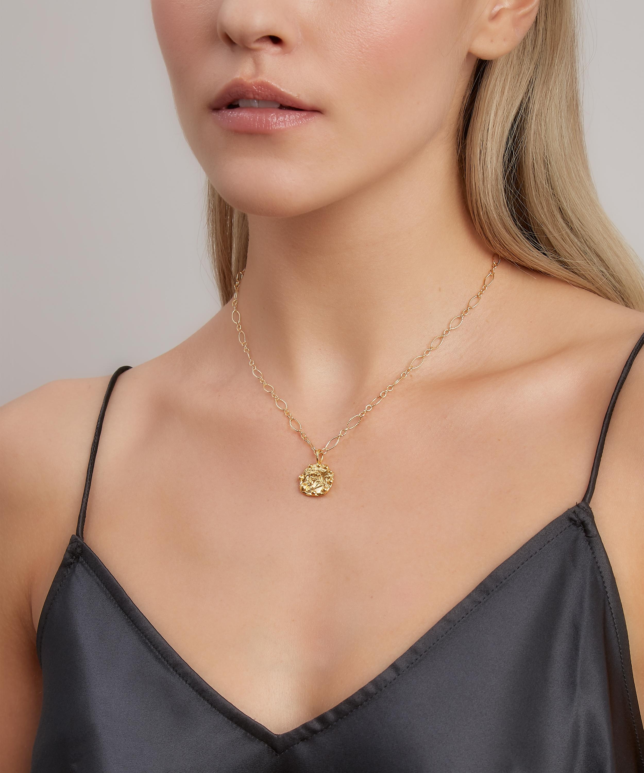 Gold-Plated The Celestial Night Pendant Necklace - 2