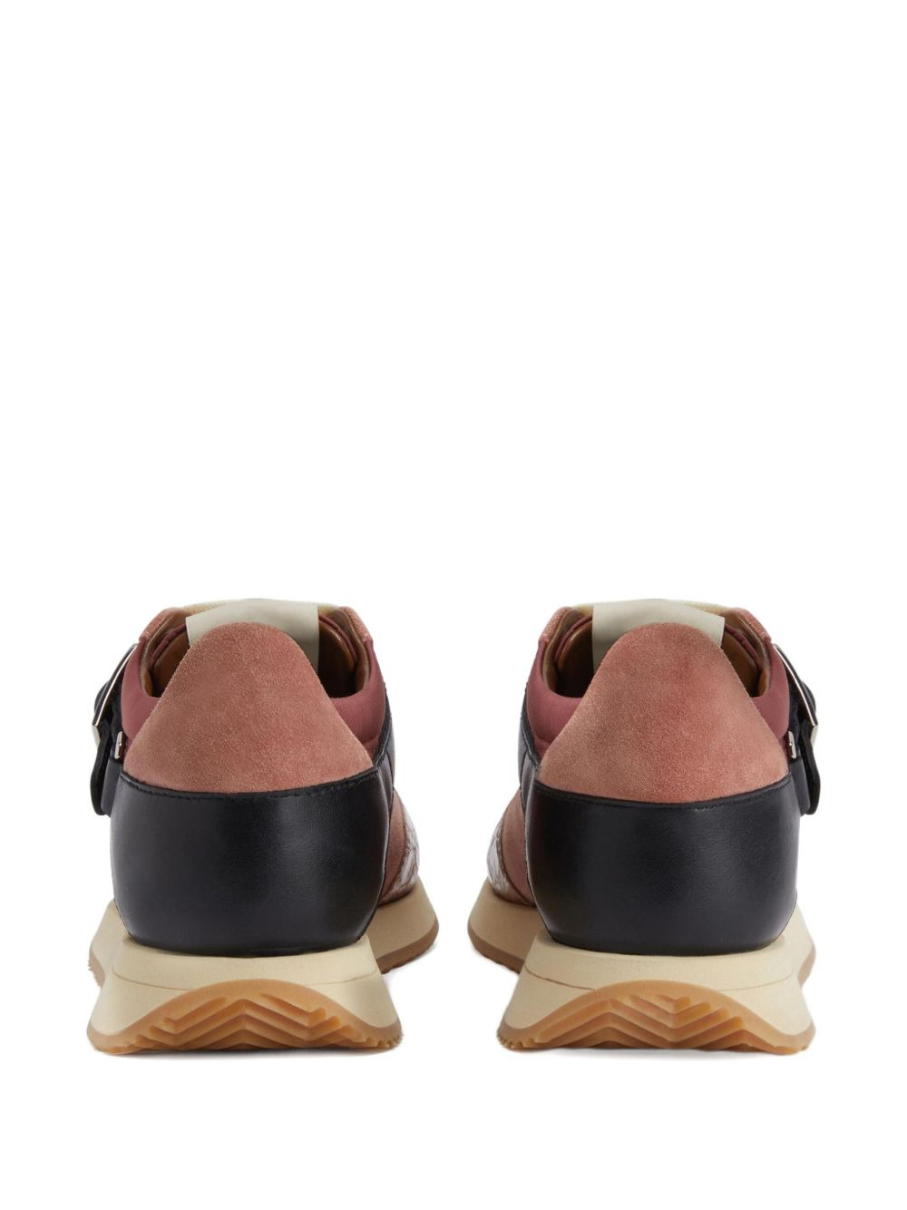 buckle-fastening low-top sneakers - 2