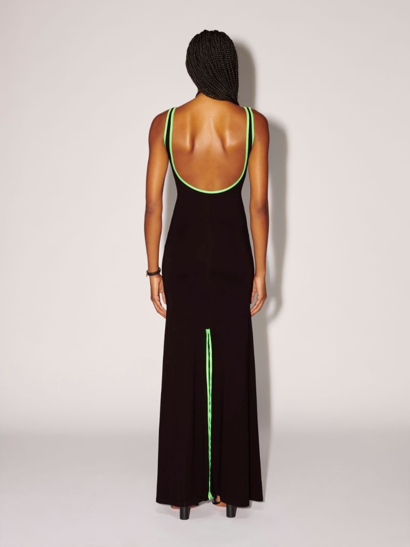 Heart Hole Long Dress - 3