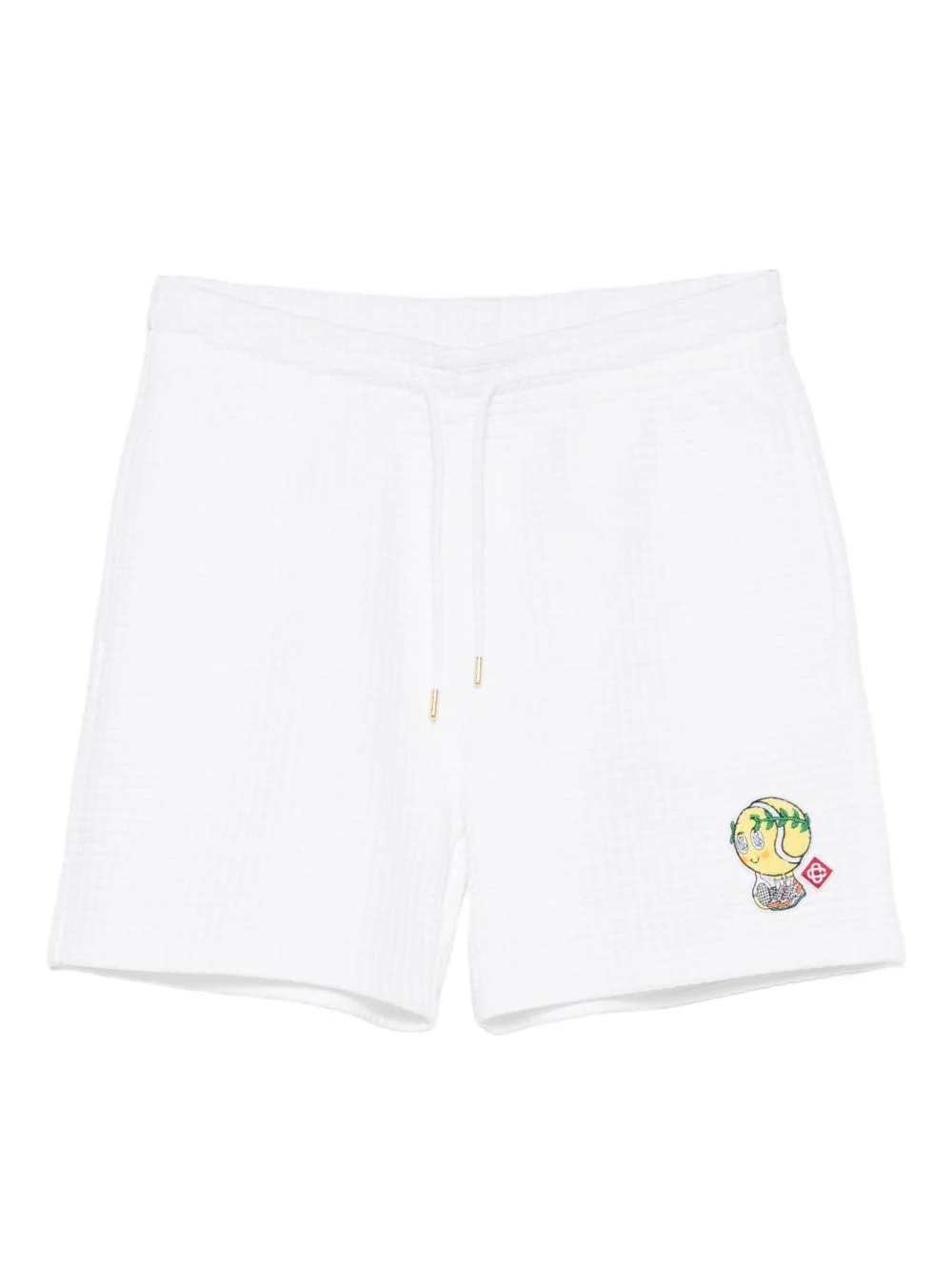 drawstring graphic shorts - 1