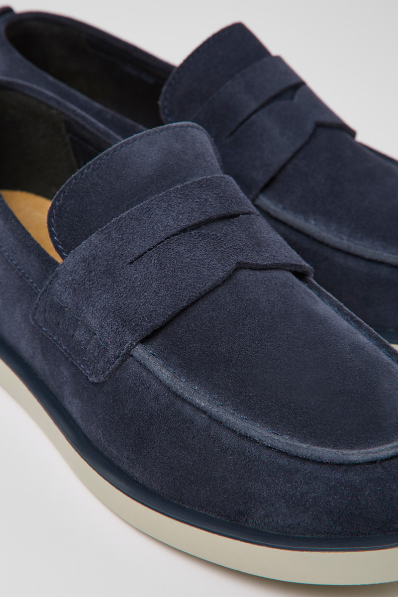 Wagon Blue nubuck shoes for men 2