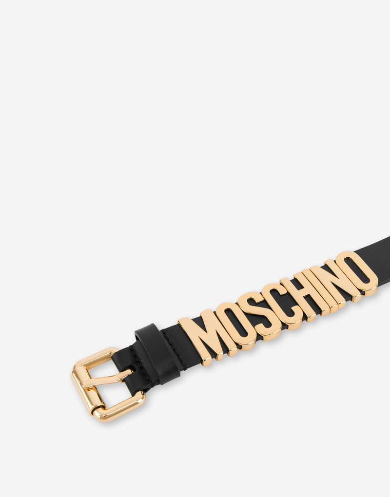 LETTERING LOGO CALFSKIN BRACELET 3