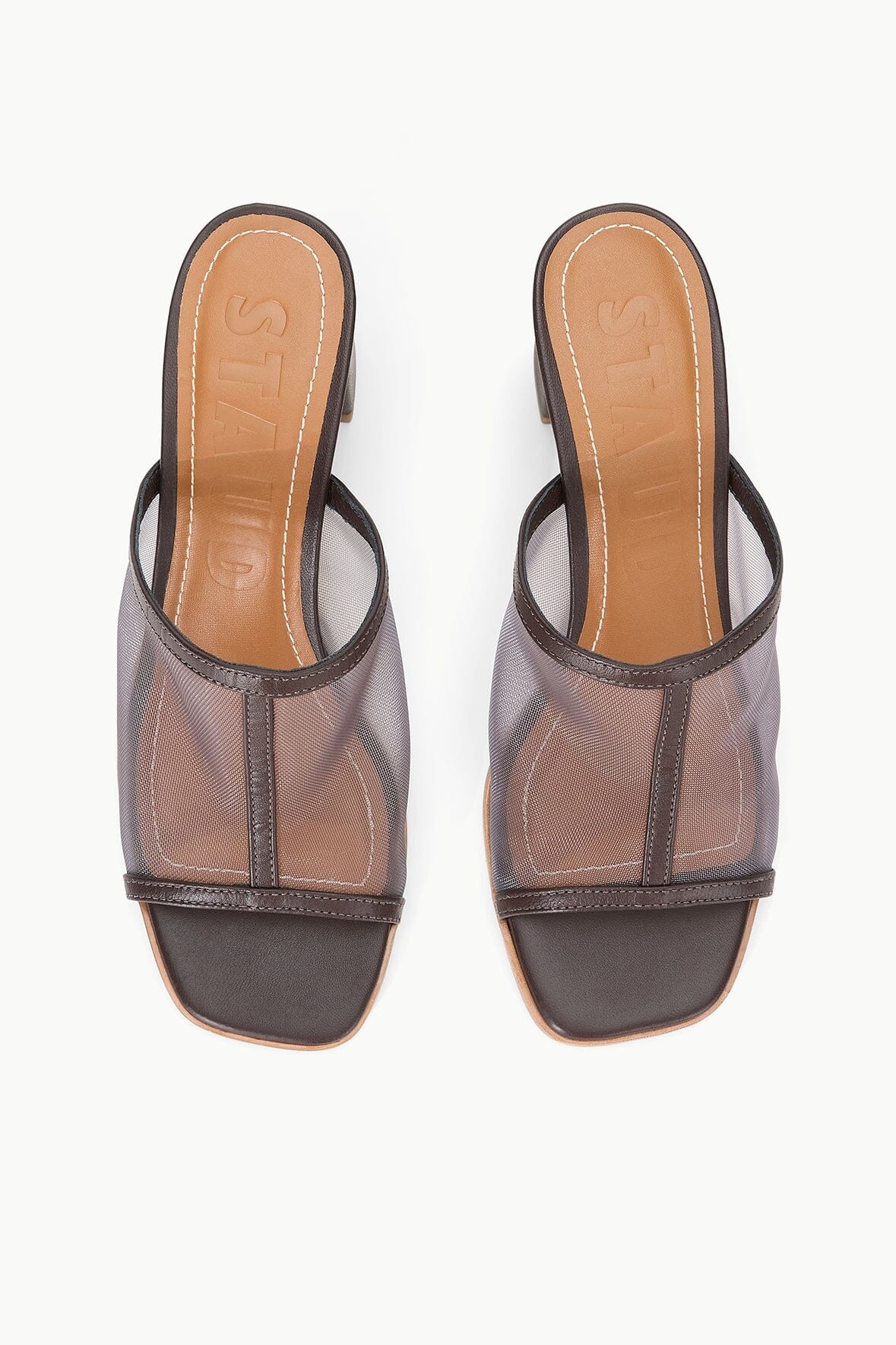 STAUD ALESSANDRA HEEL ESPRESSO MESH - 7