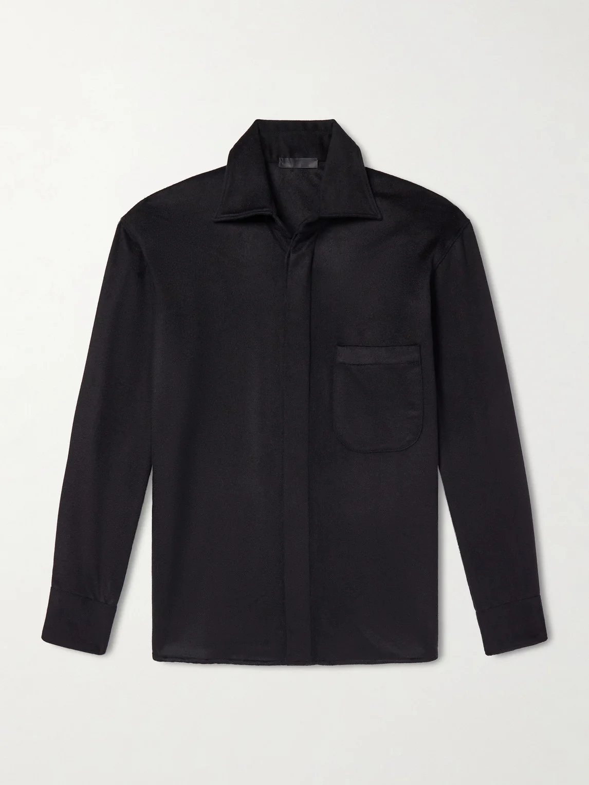 Cashmere Shirt Jacket - 1