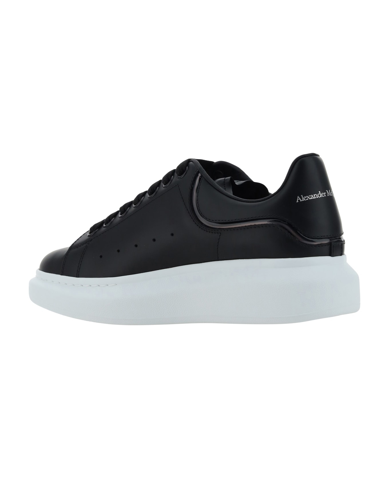 Low Top Sneakers With Oversized Platform And Logo In Leather - 3