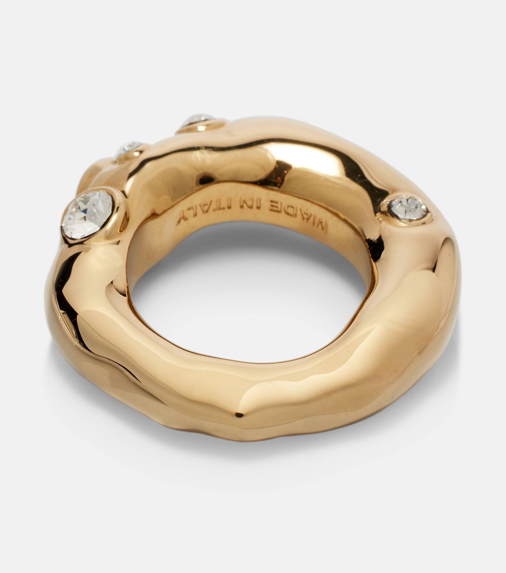 Crystal-embellished ring - 4