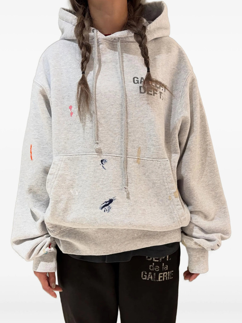 GALLERY DEPT. Gallery Dept. Logo-print Long-sleeve Hoodie outlook