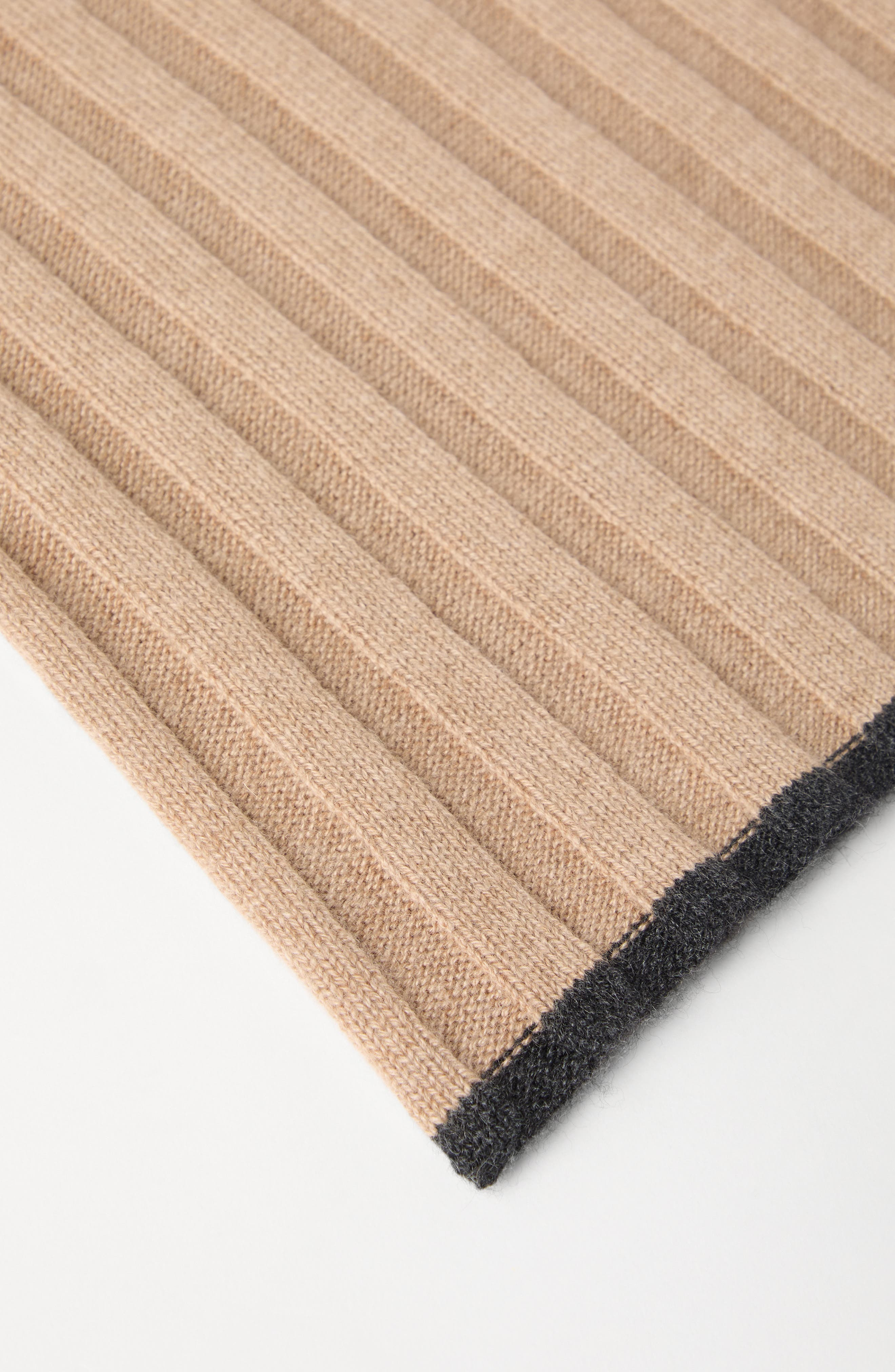 Brunello Cucinelli Cashmere scarf in Camel at Nordstrom - 3