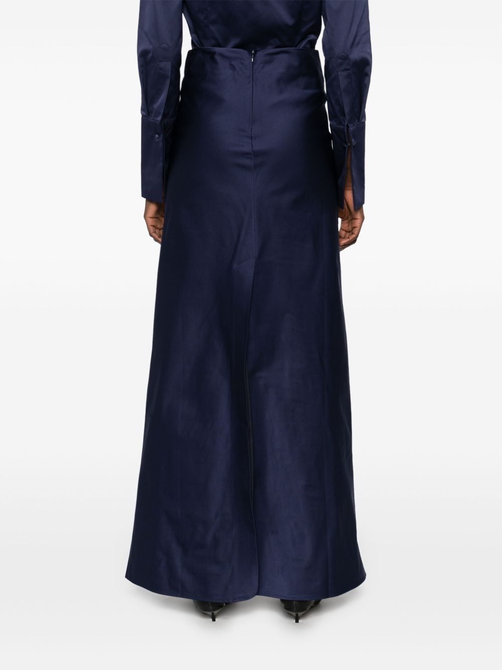 x Gieves & Hawkes Belmont maxi skirt - 4