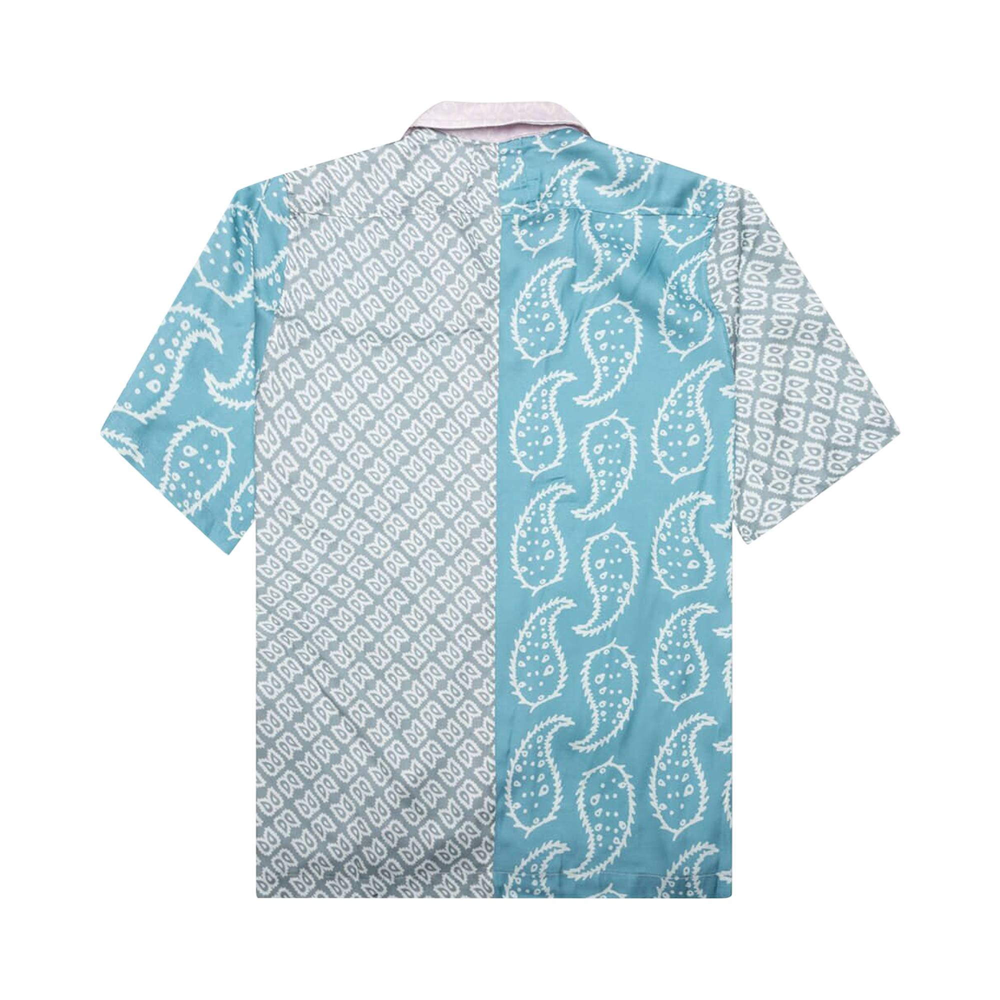 Rhude Multi Paisley Button Down 'Green/Blue' - 2