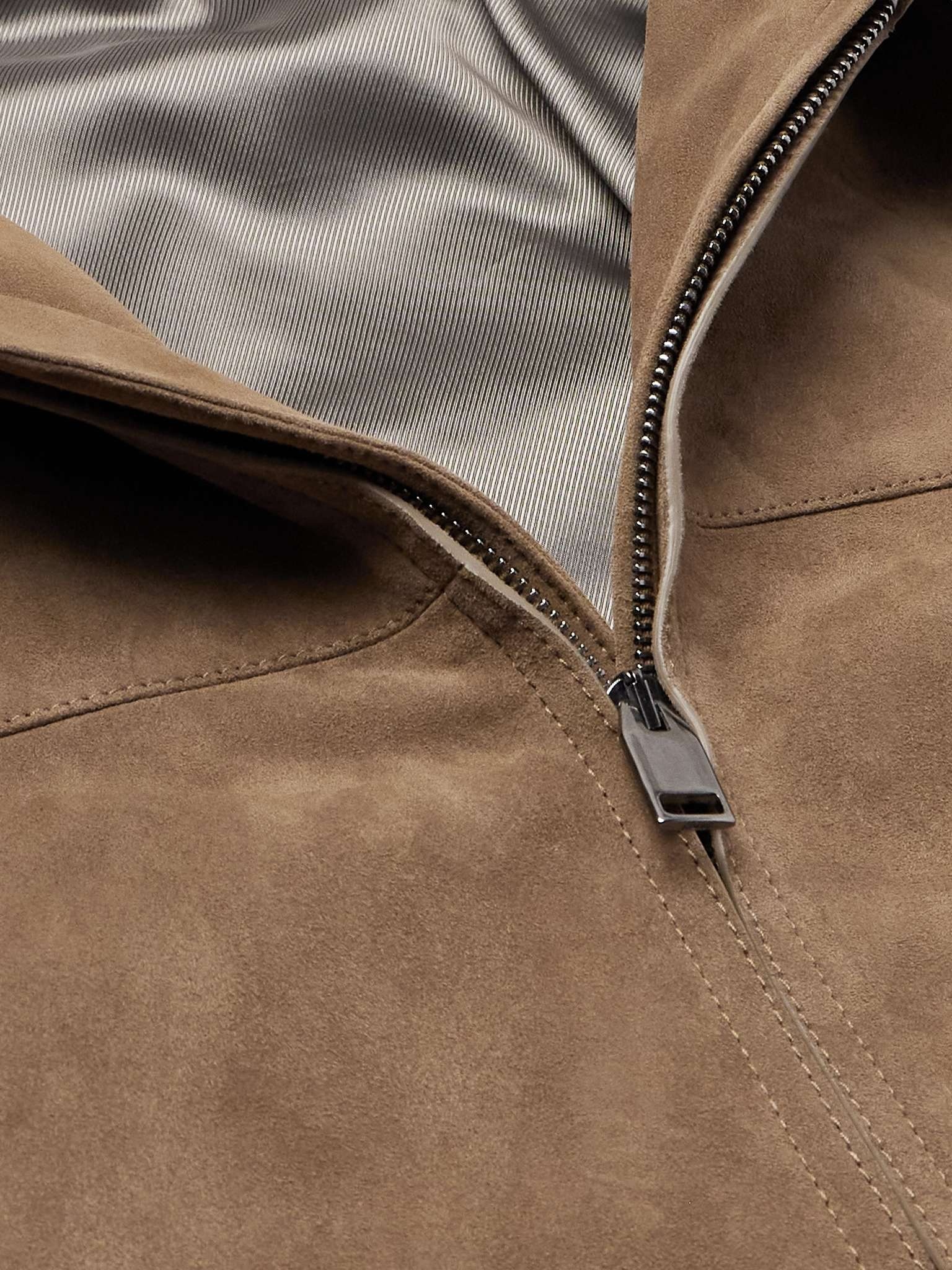 Brioni Suede Blouson Jacket | REVERSIBLE
