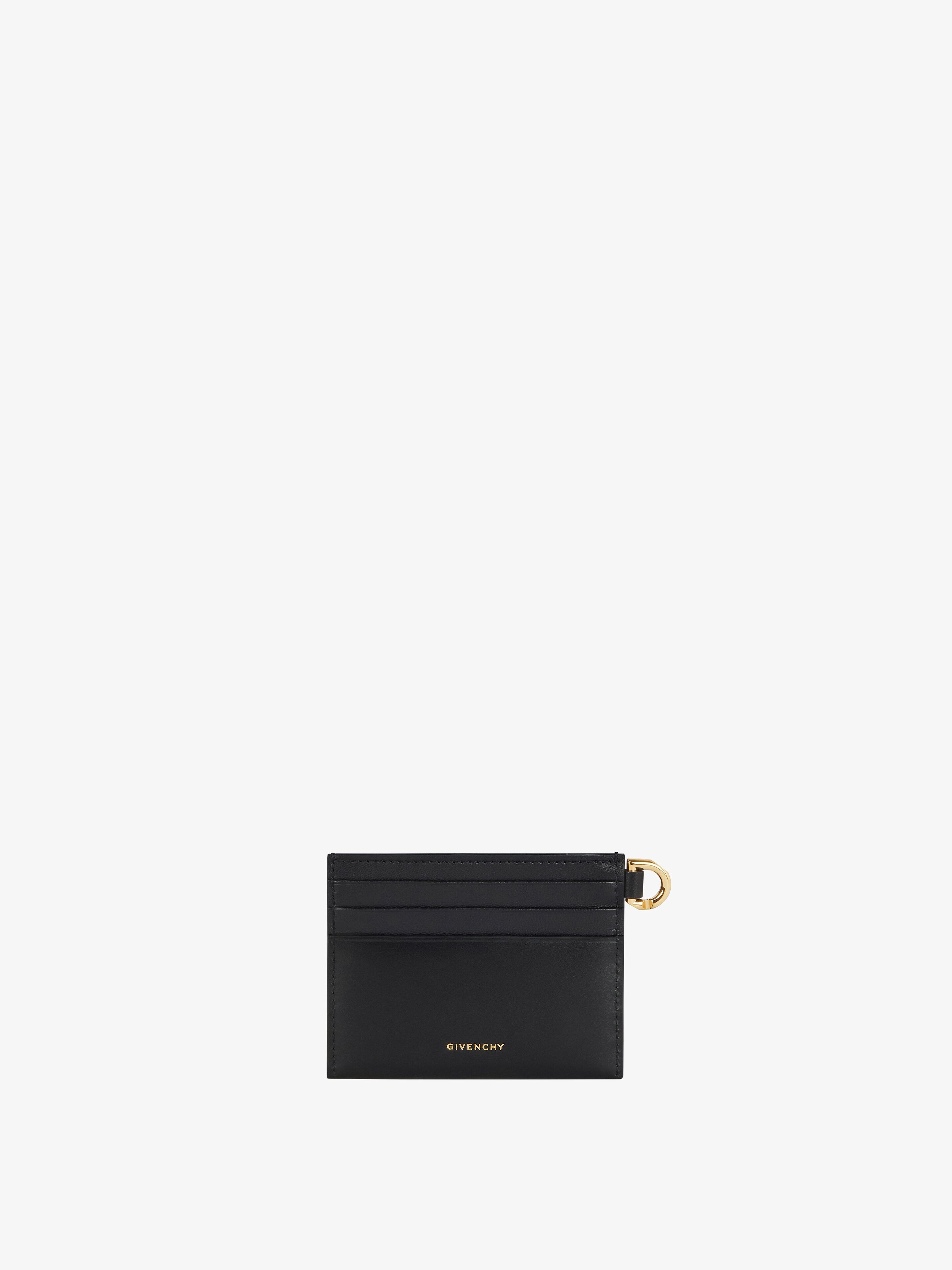 Givenchy 4G CARD HOLDER IN BOX LEATHER | REVERSIBLE