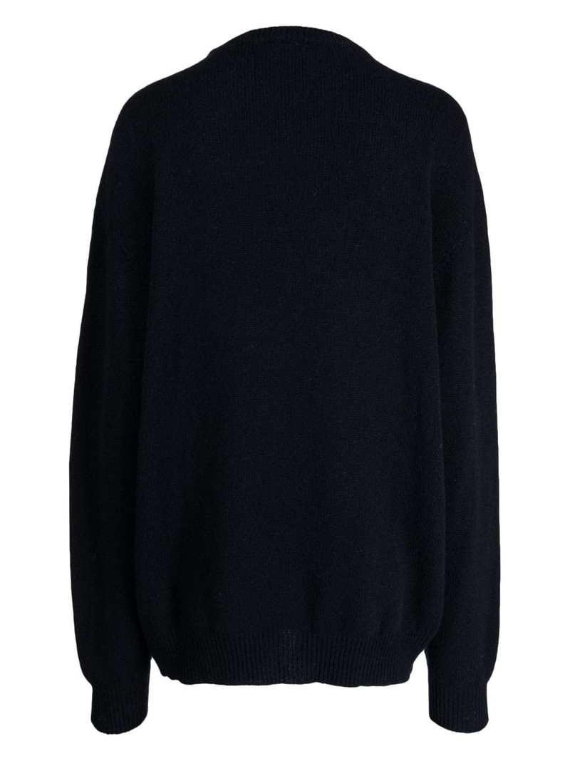 Joshua Sanders smiley face-motif jumper outlook