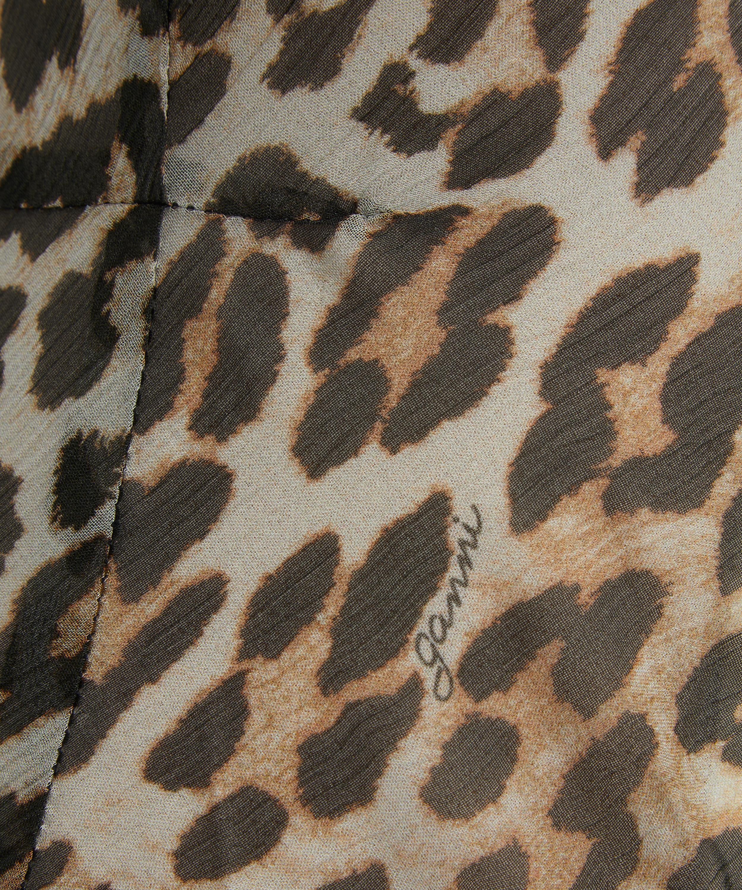 Leopard Print Maxi Dress - 5