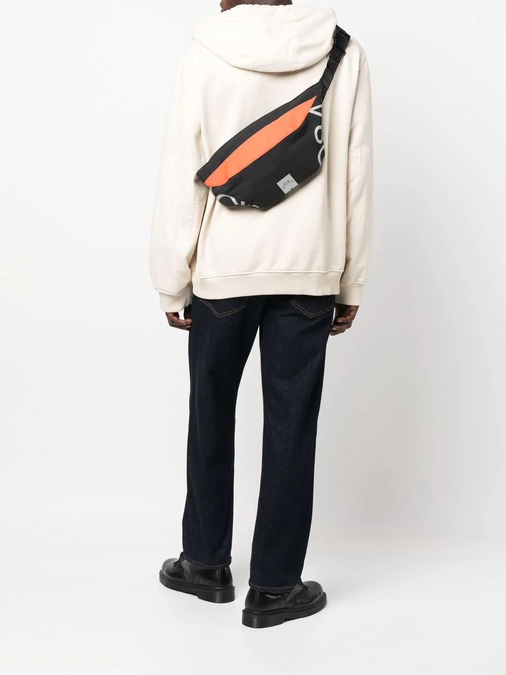 logo-stripe belt bag - 2