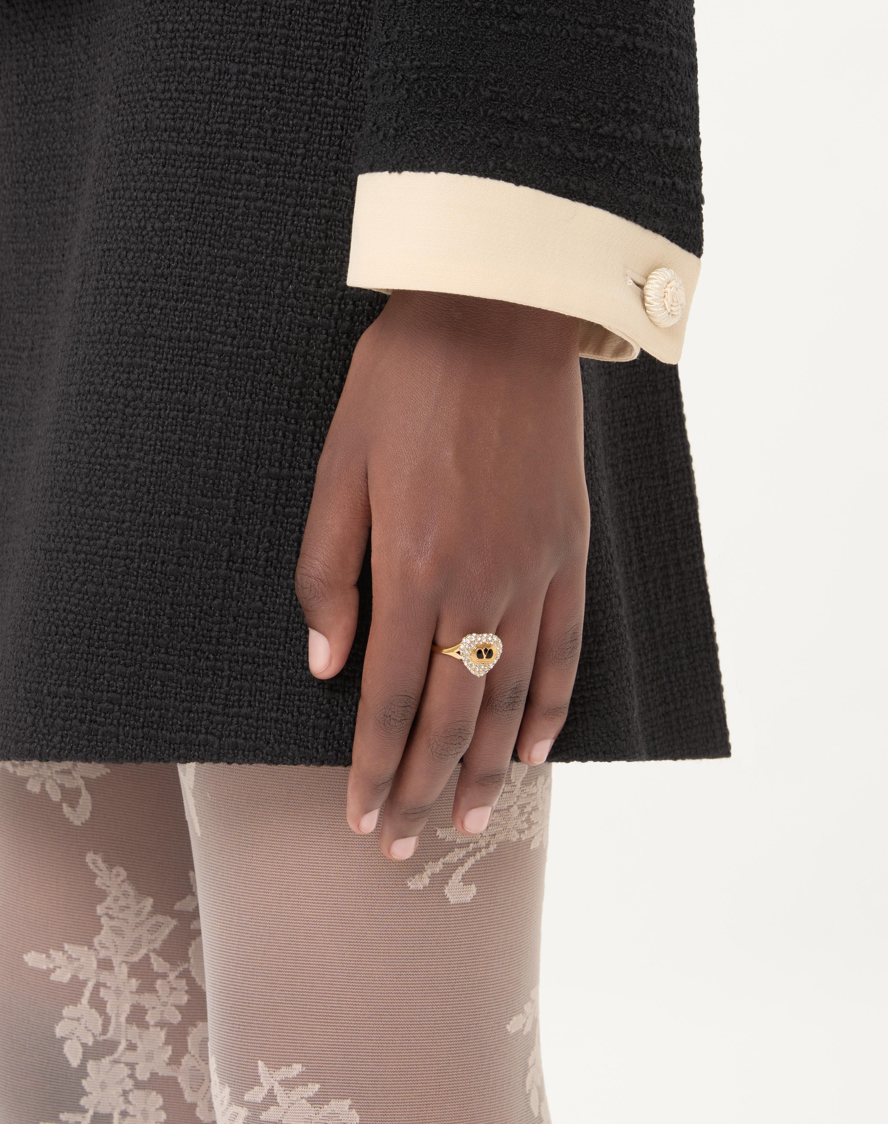 COEUR ROYAL RING IN METAL, ENAMEL AND SWAROVSKI® CRYSTALS - 2