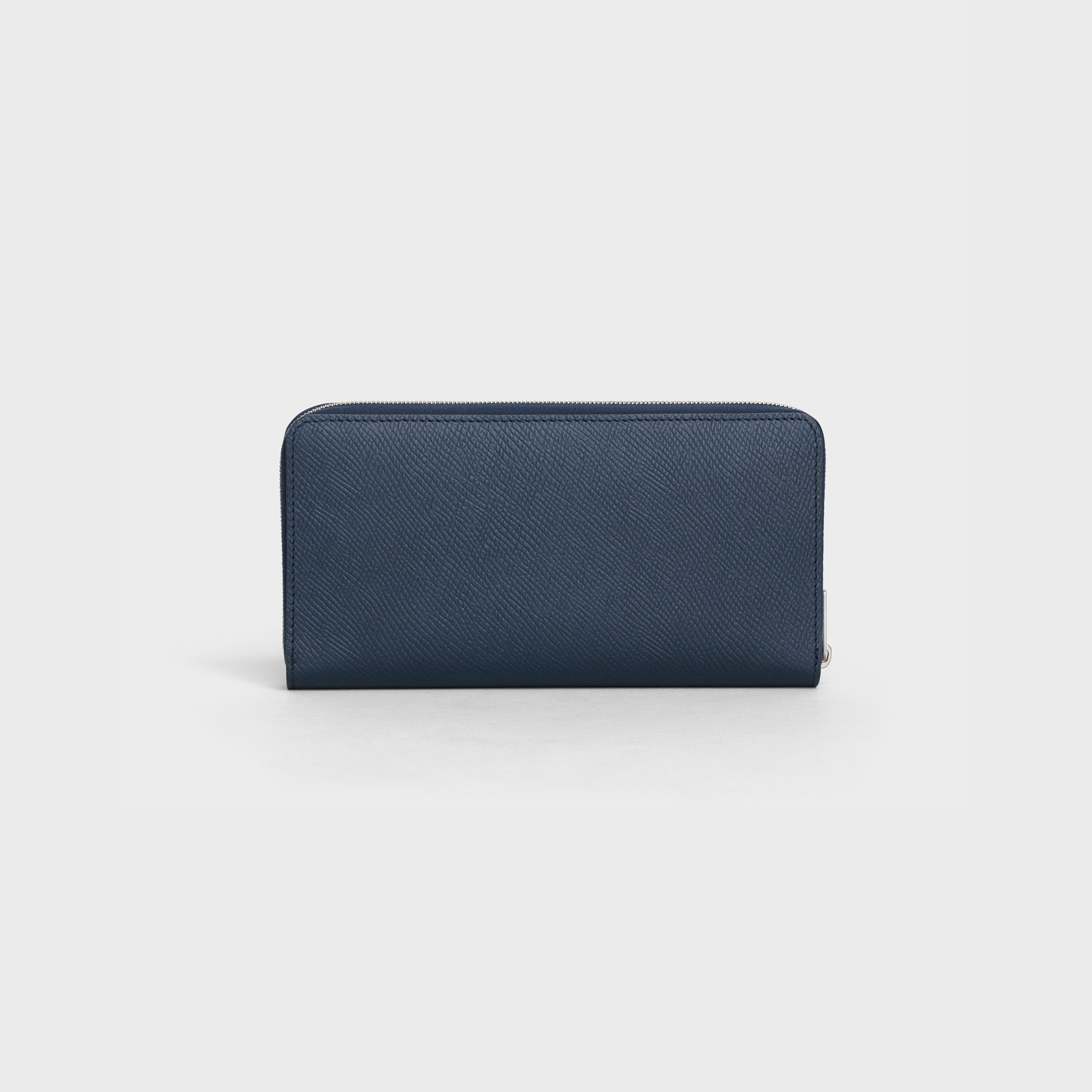 Large zipped wallet in Grained calfskin - 3