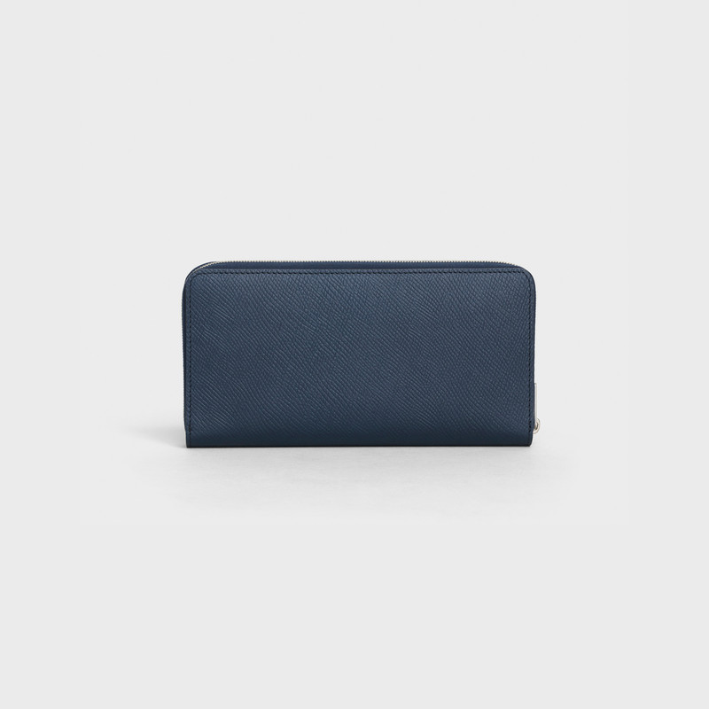 LARGE ZIPPED WALLET IN GRAINED CALFSKIN 3