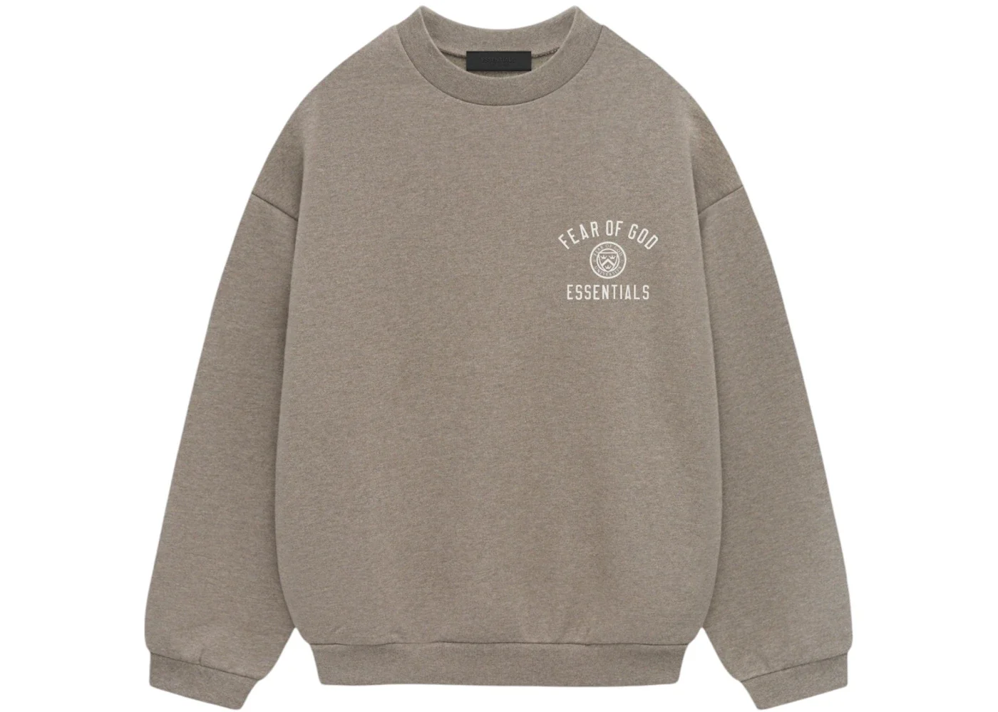 Fear of God Essentials Fleece Crewneck Heather Gray - 1