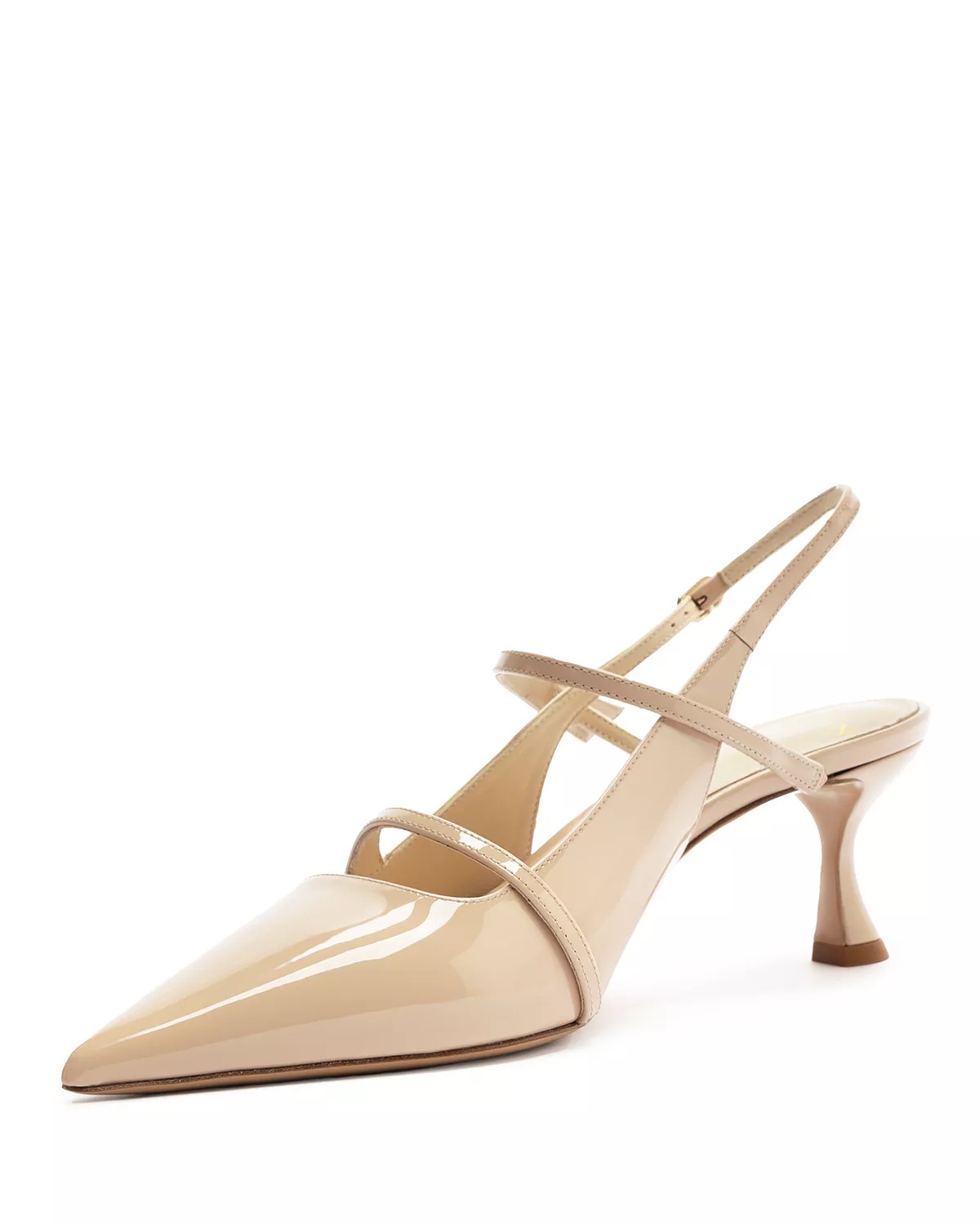Women's Tita Pointed Toe Mid Heel Slingback Pumps - 8
