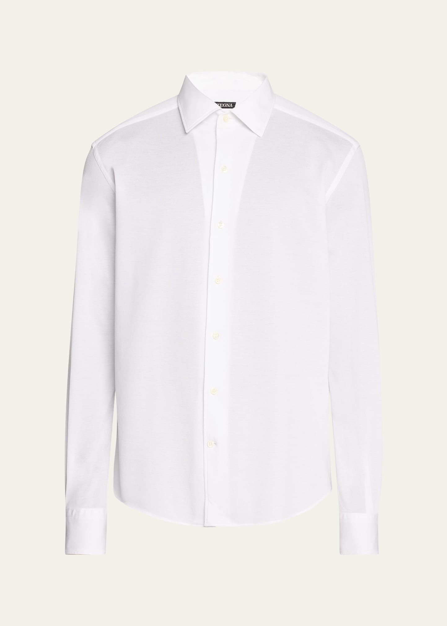 Men's Pique Jersey Sport Shirt - 1