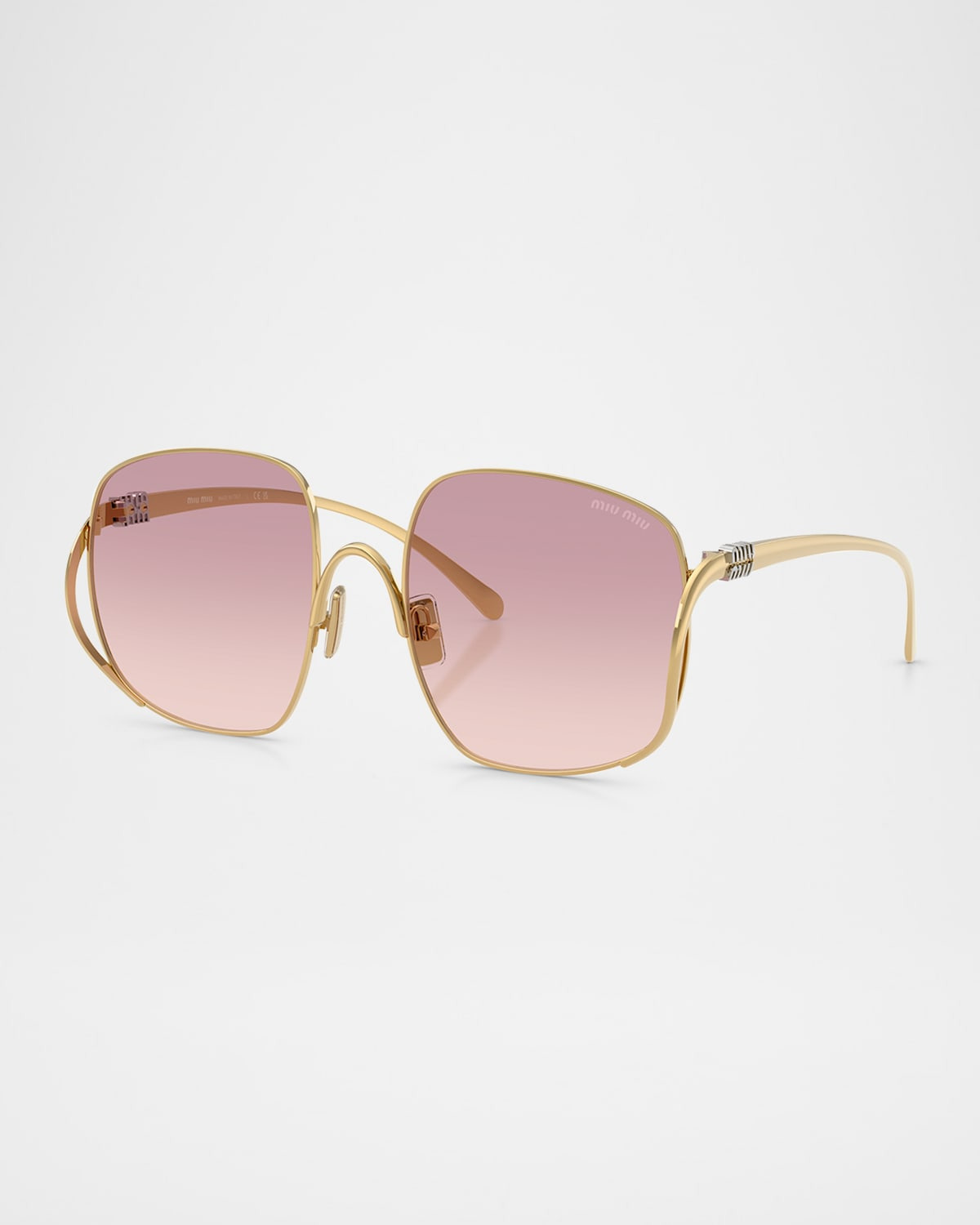 MU A57S Metal Square Sunglasses - 3