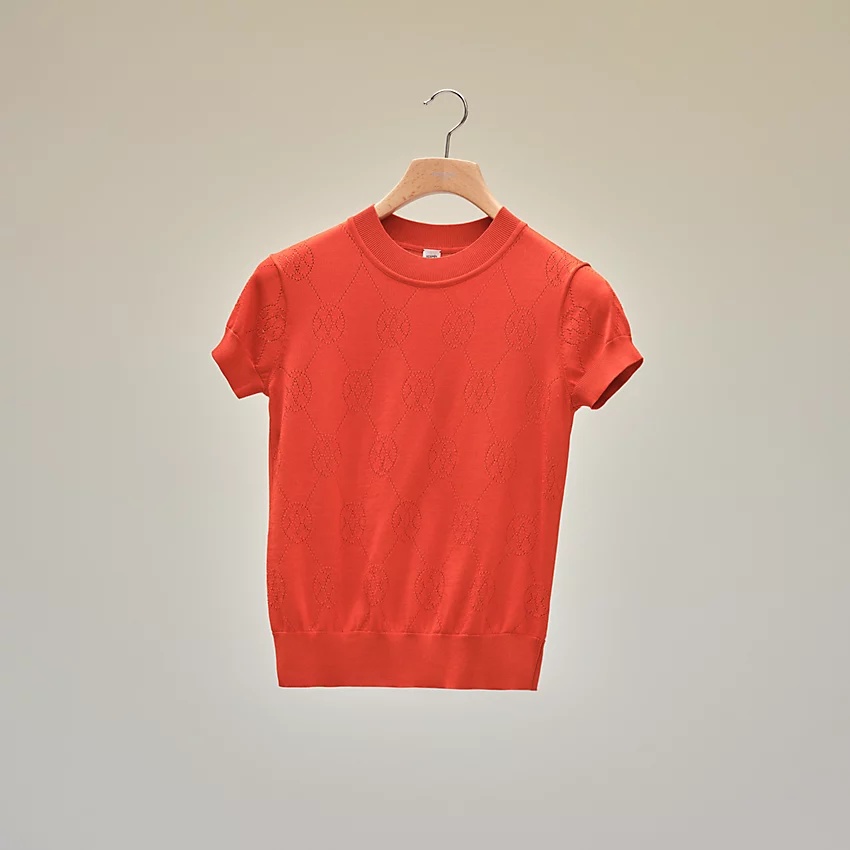 Short-sleeve sweater - 4