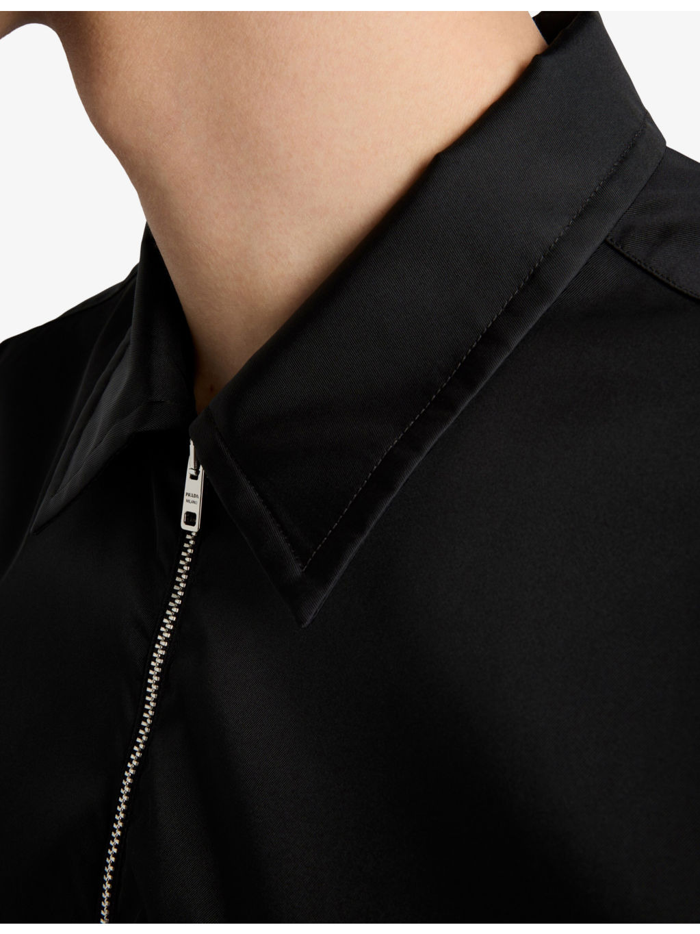 Re Nylon Zip-Up Woven Shirt - 4
