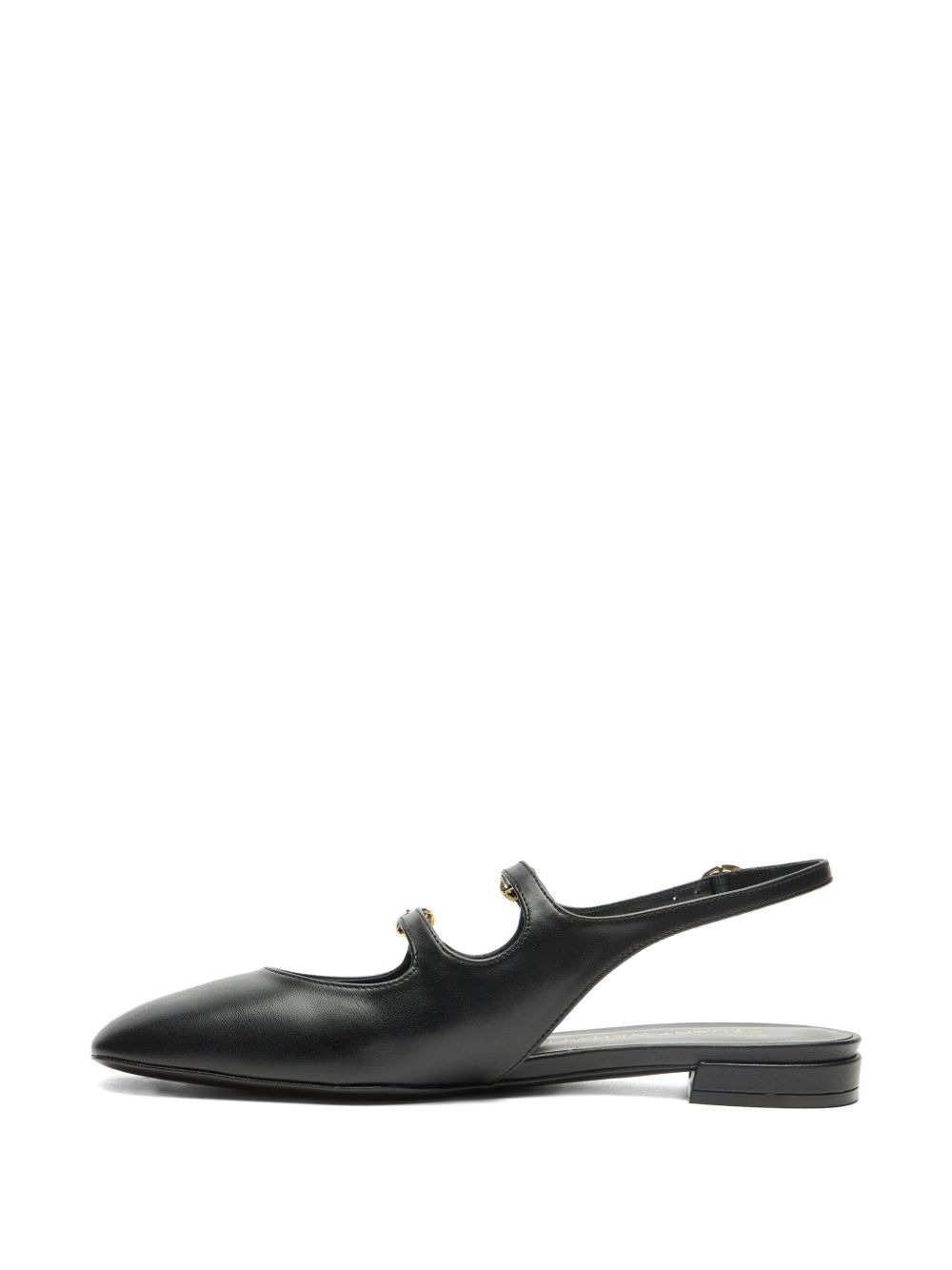slingback buckle flats - 3