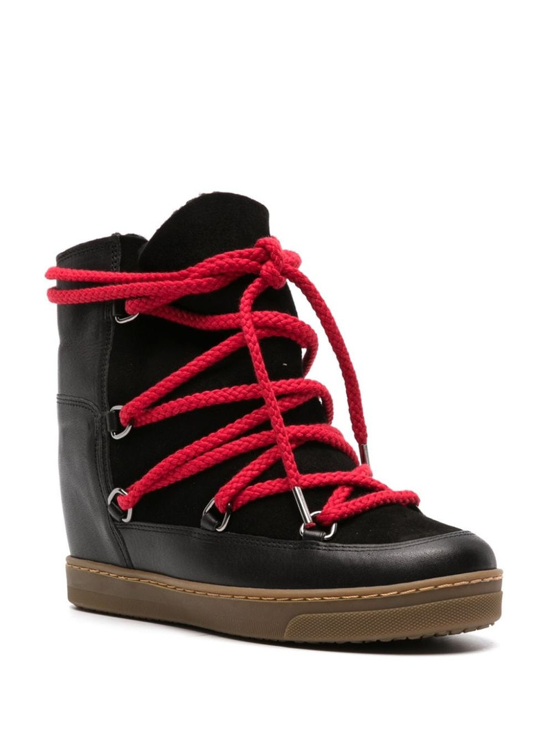 Isabel Marant Nowles suede ankle boots outlook