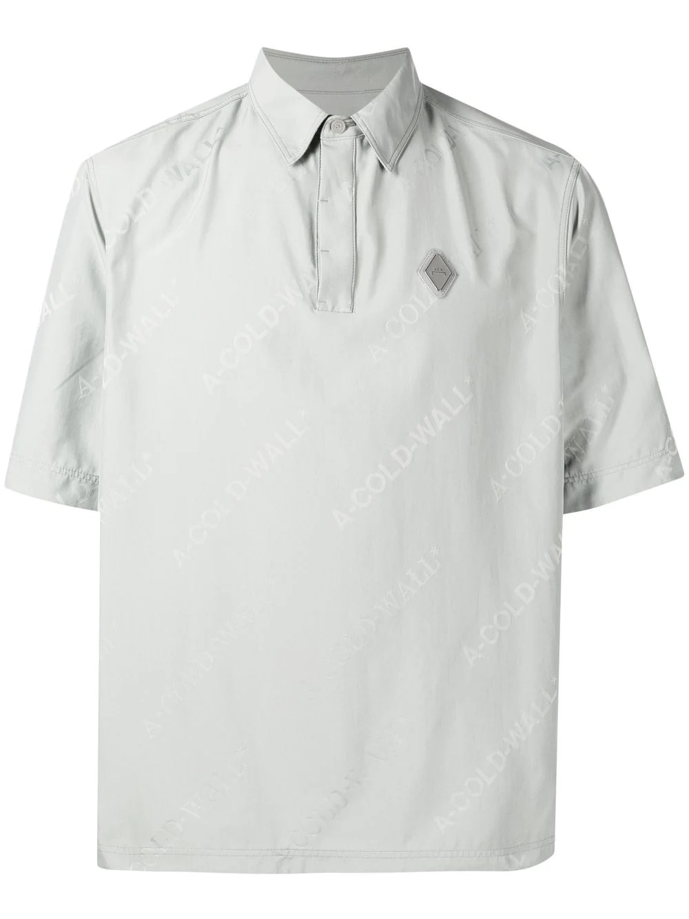 logo-print polo shirt - 1