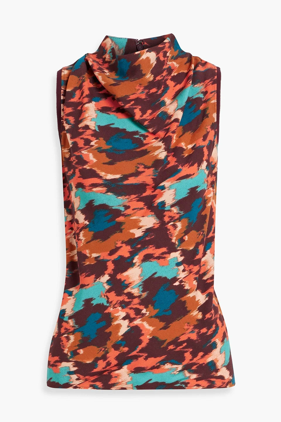 Cleo printed crepe top - 1