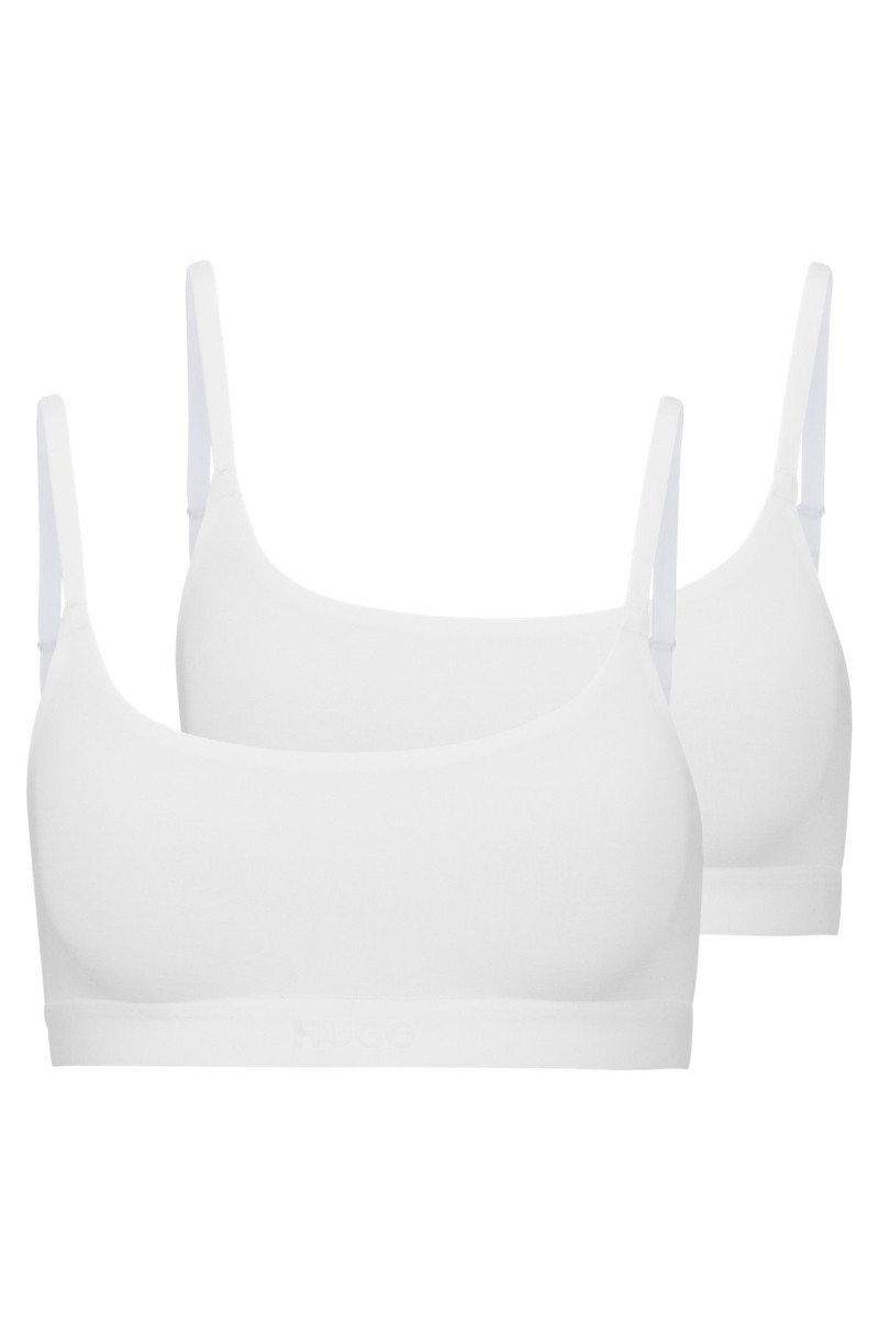 TWO-PACK OF BRALETTES IN STRETCH MODAL 1