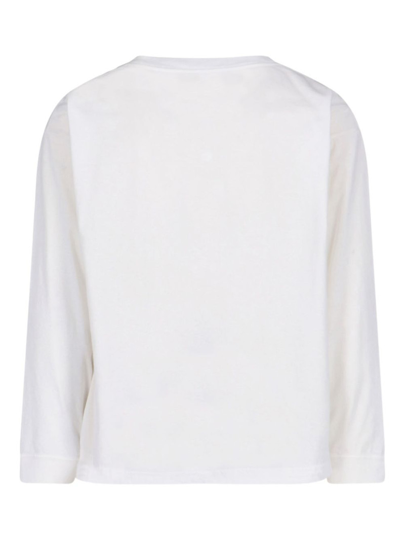 Maison Margiela logo-detail long-sleeve T-shirt outlook