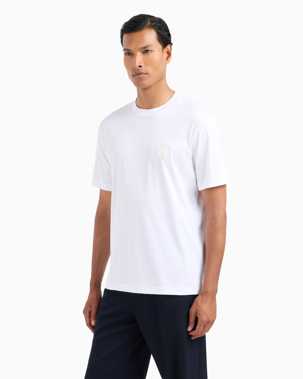 Cotton interlock crew-neck T-shirt - 4